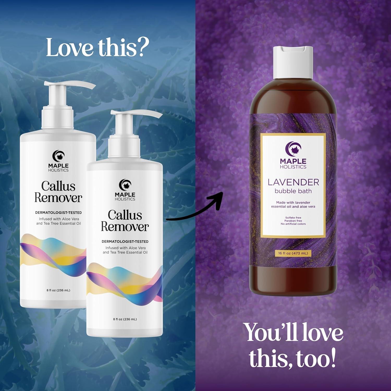 Removedor de Callos Maple Holistics 473 ml - Crema Exfoliante con Urea y Aloe