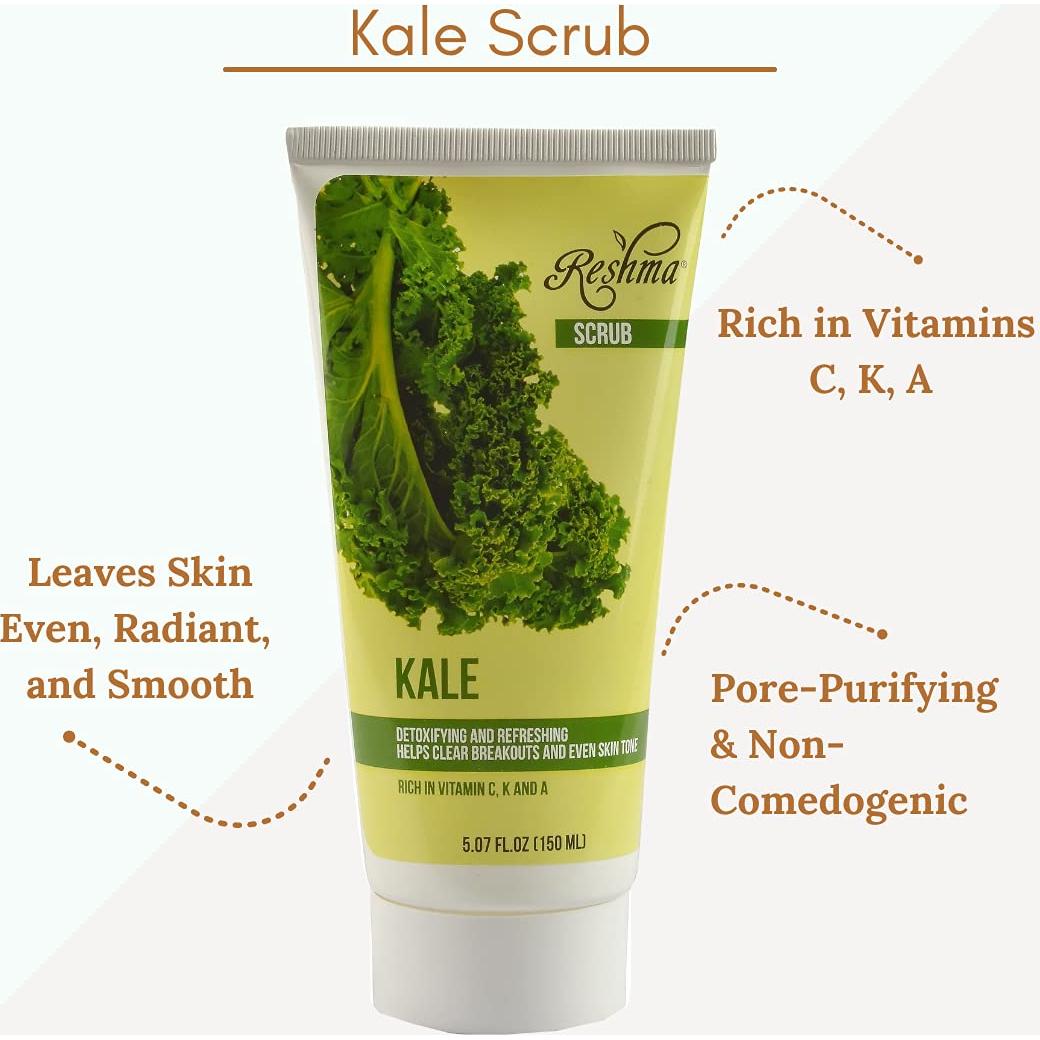 Exfoliante de Col Rizada Reshma Beauty 143 g - Doble Acción Suave