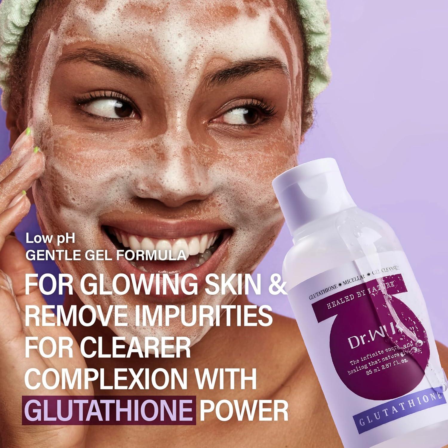 Gel Limpiador Facial Dr.WIK con Glutatión y Ácido Hialurónico 85ml