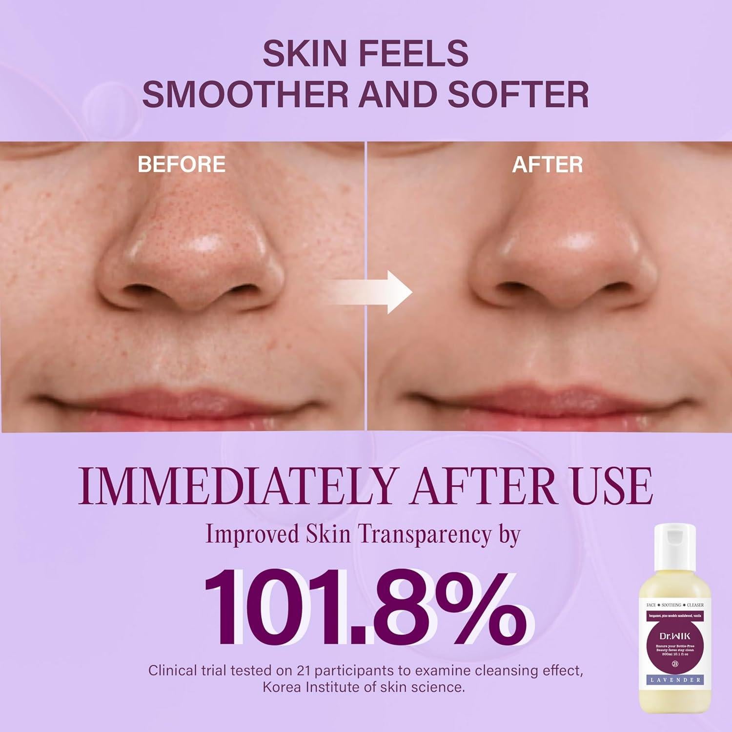 Gel Limpiador Facial Dr.WIK con Glutatión y Ácido Hialurónico 85ml