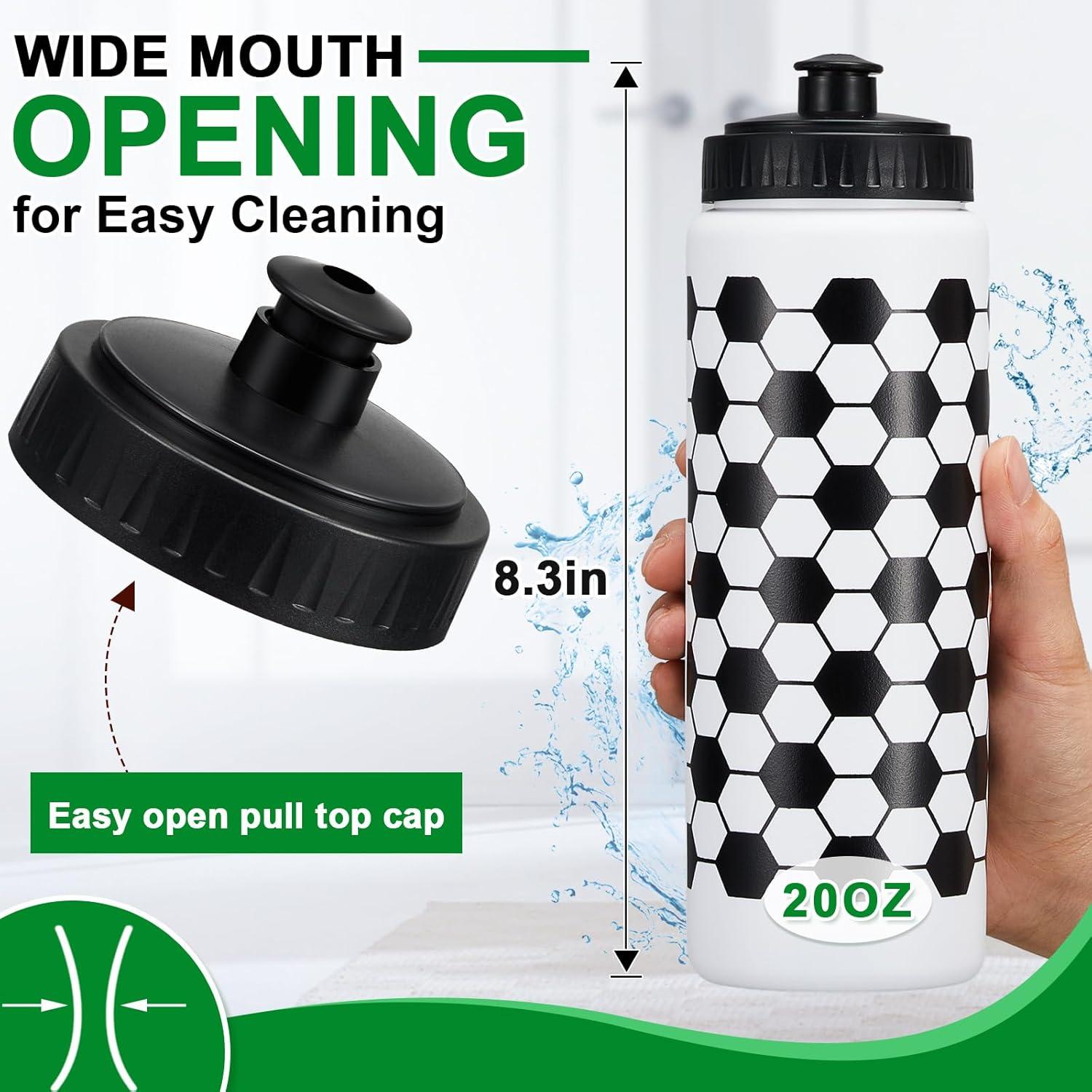 Botellas de Agua Reutilizables Yaomiao 2 Pcs 0.59L Fútbol