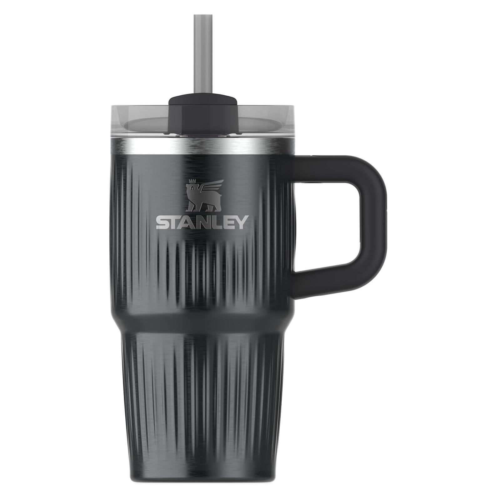 Vaso Stanley Quencher H2.0 20 oz Acero Inoxidable Aislado Negro