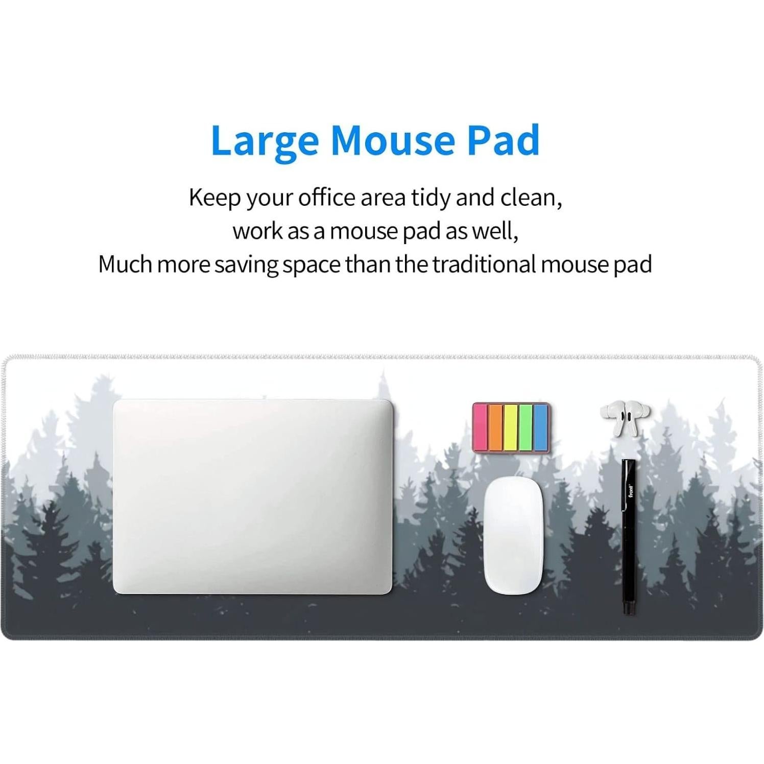 Alfombrilla de Ratón Grande CAIJIZHO 800mm x 300mm Impermeable