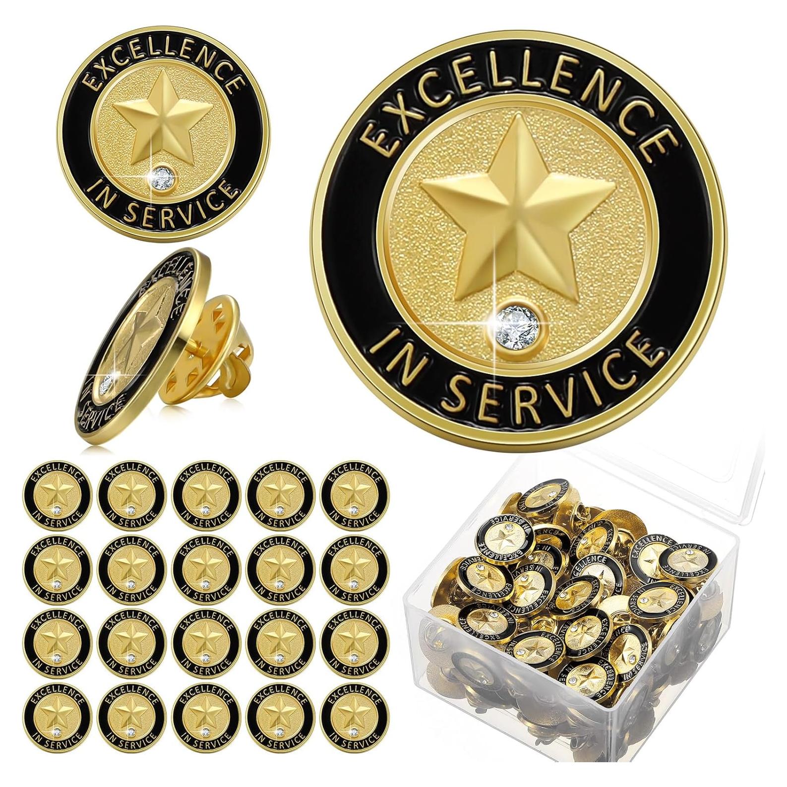 Pines de Reconocimiento Empleado del Mes Yunlly - 100 Pcs