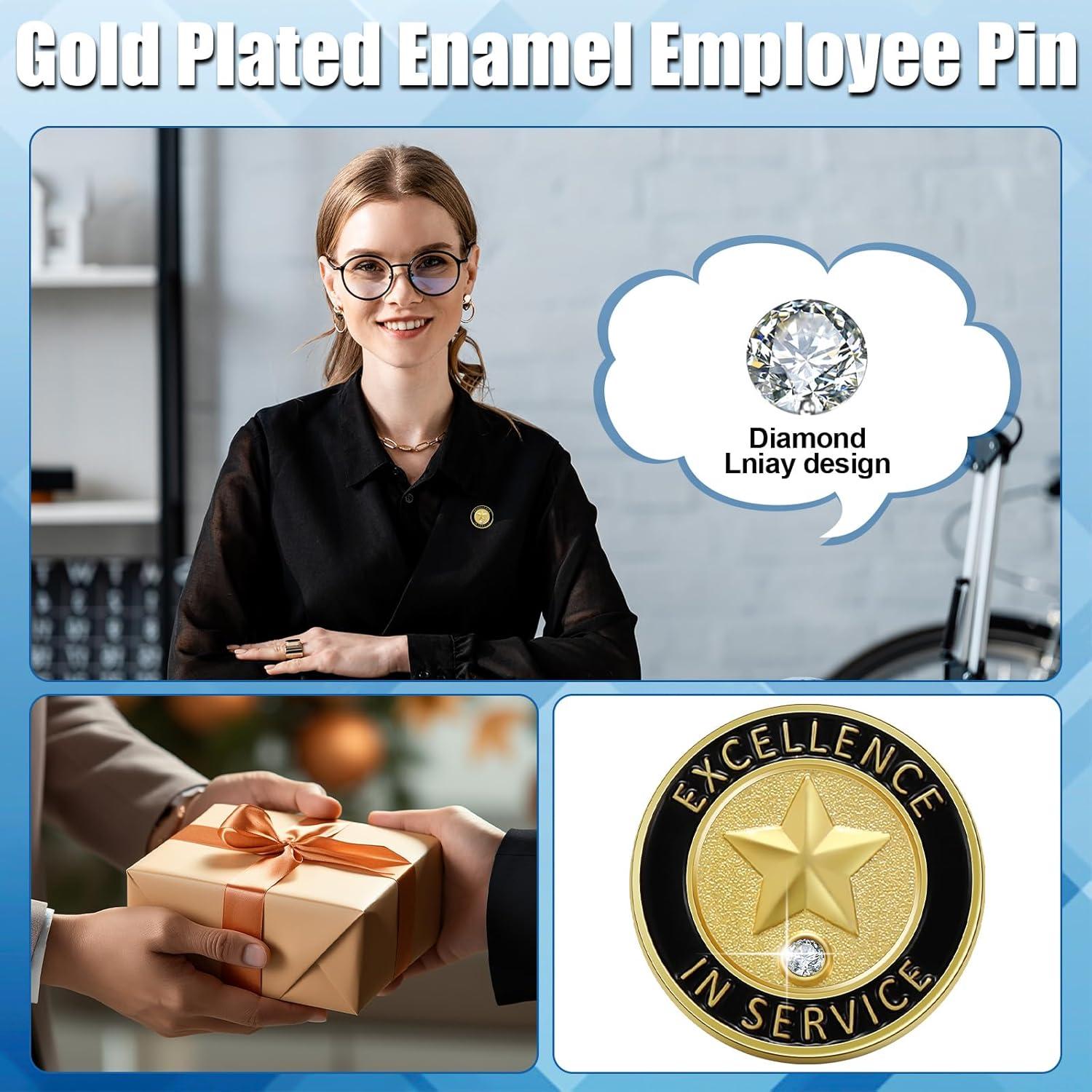 Pines de Reconocimiento Empleado del Mes Yunlly - 100 Pcs