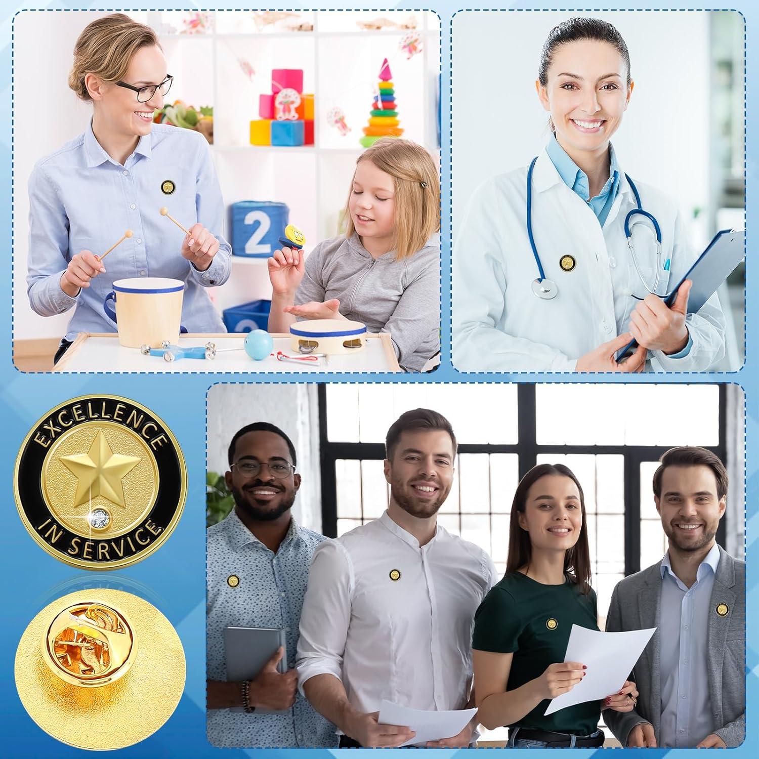 Pines de Reconocimiento Empleado del Mes Yunlly - 100 Pcs