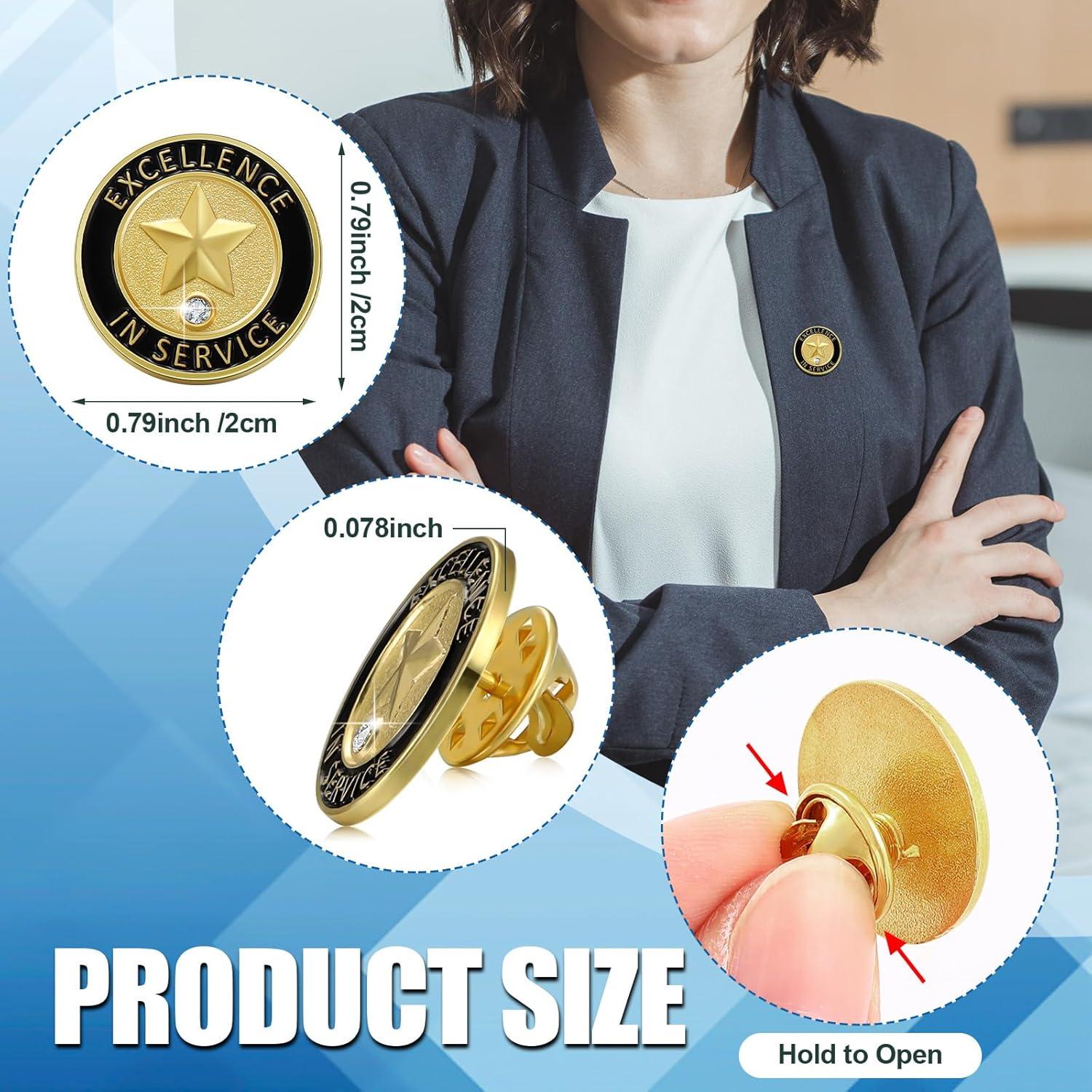 Pines de Reconocimiento Empleado del Mes Yunlly - 100 Pcs