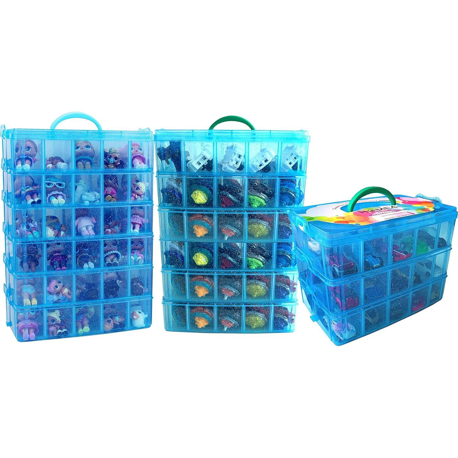 Caja Organizadora HOME4 Azul 30 Compartimentos Ajustables