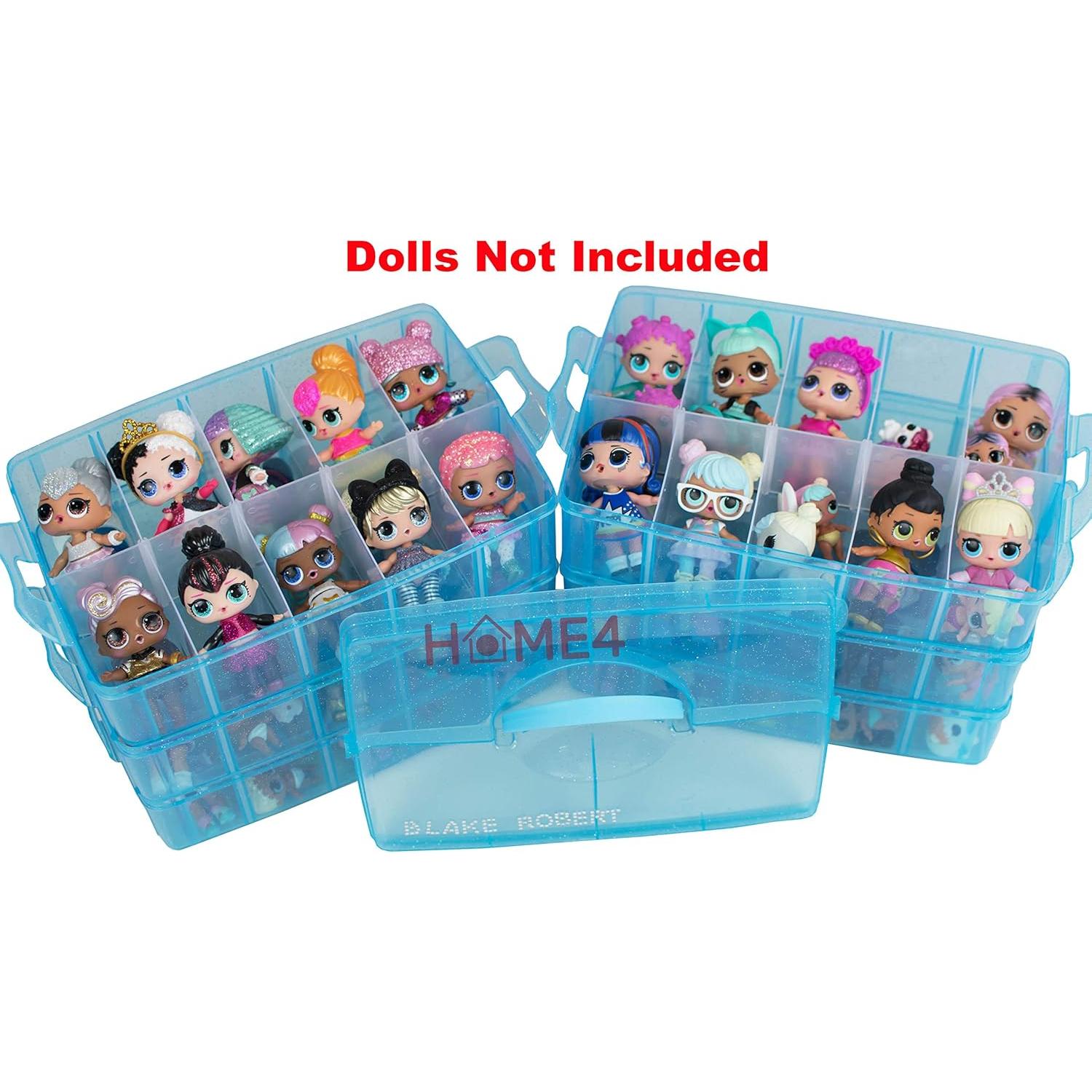 Caja Organizadora HOME4 Azul 30 Compartimentos Ajustables