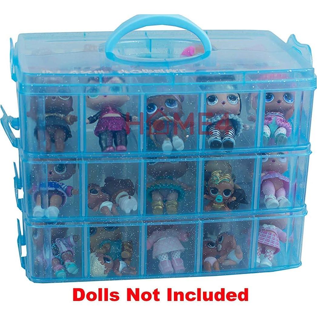 Caja Organizadora HOME4 Azul 30 Compartimentos Ajustables