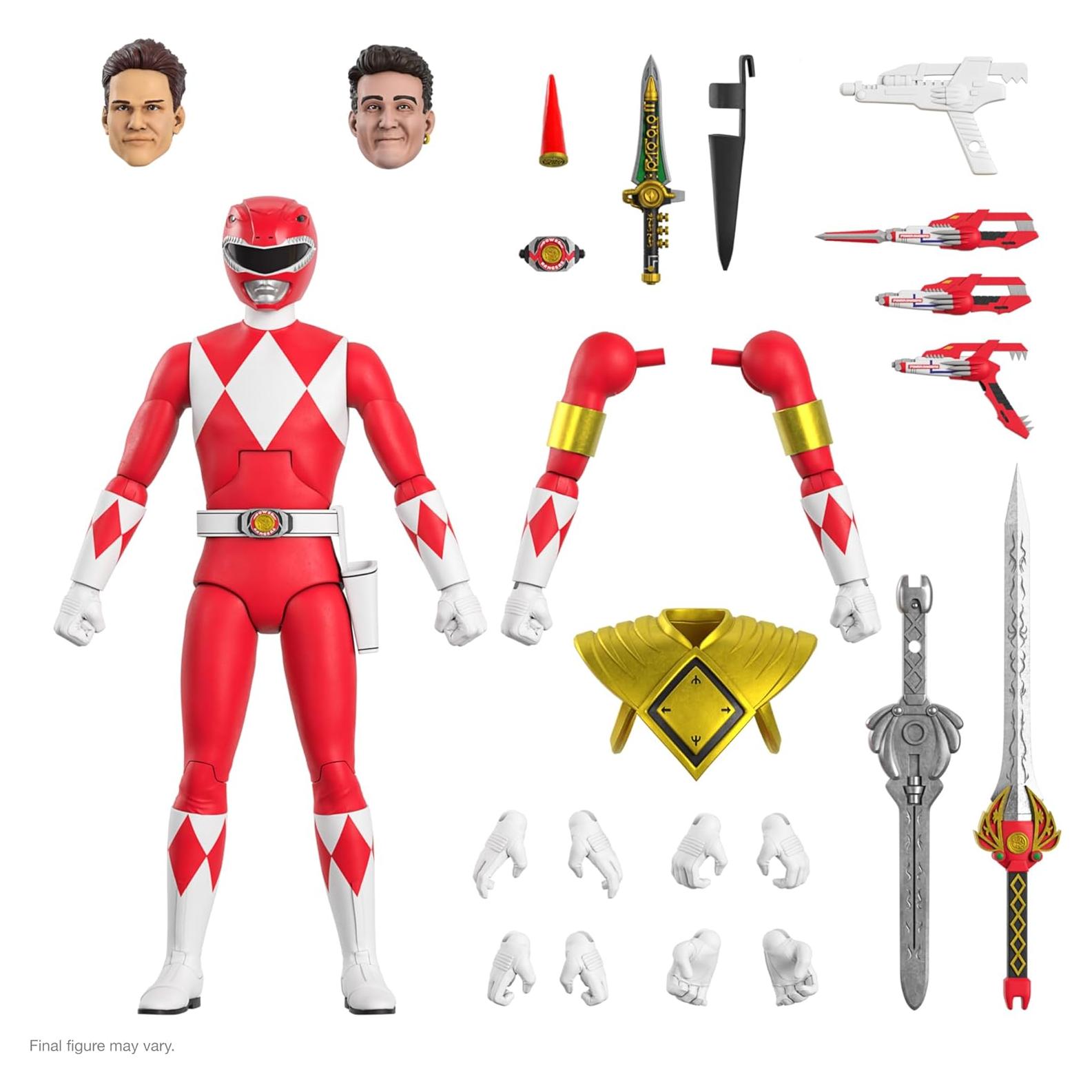 Figura de Acción Ranger Rojo Super7 ULTIMATES! 17.78 cm