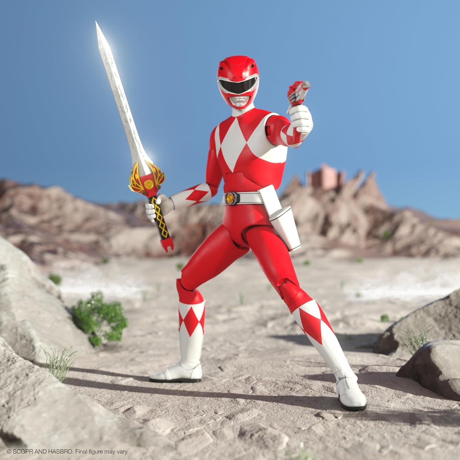 Figura de Acción Ranger Rojo Super7 ULTIMATES! 17.78 cm