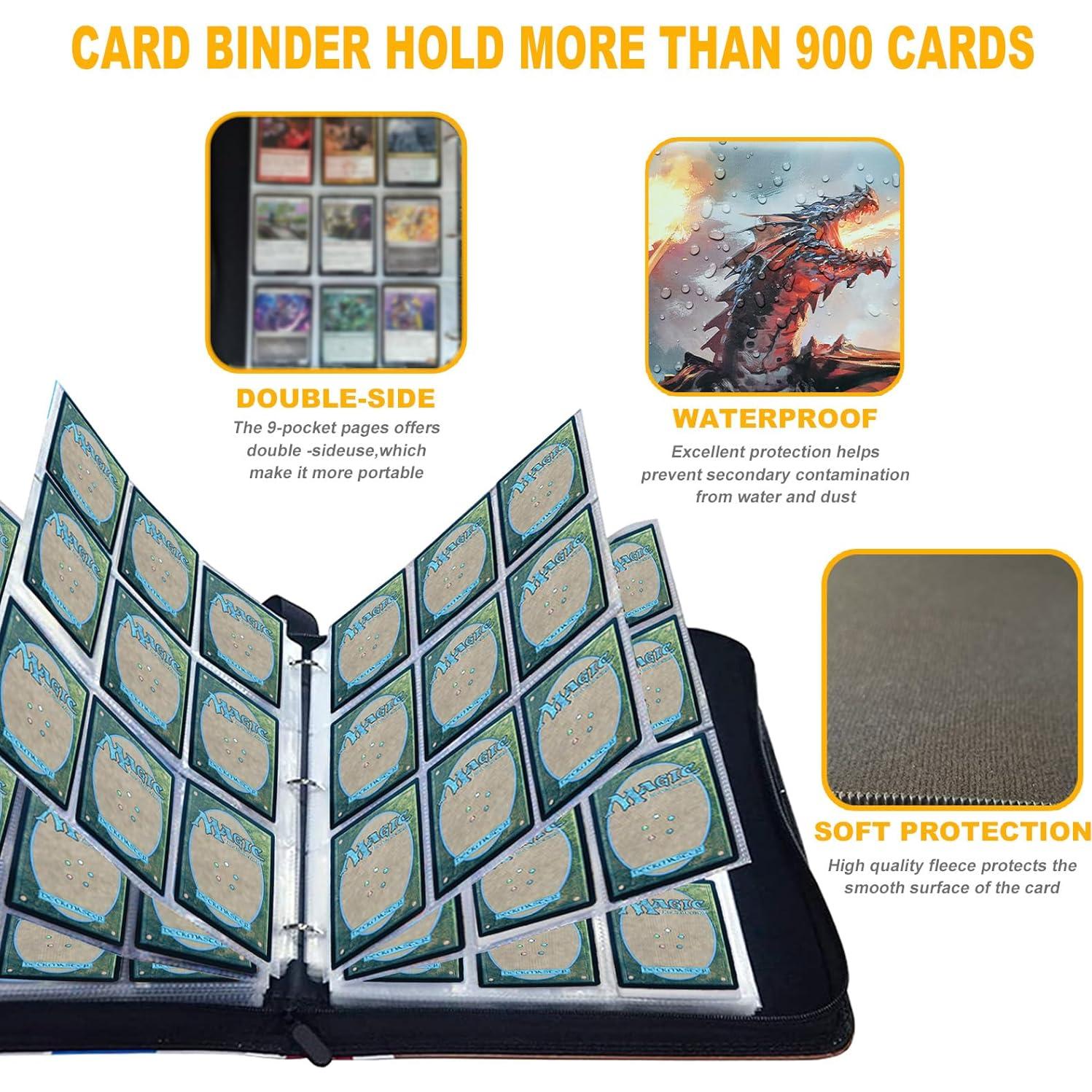 Carpeta de Cartas MTG Sabermaster 900 Cartas con Fundas