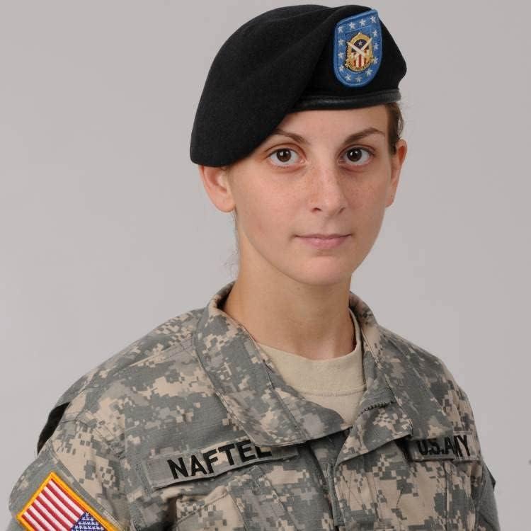 Boina Militar de Lana Nawati para Mujeres - Color Negro