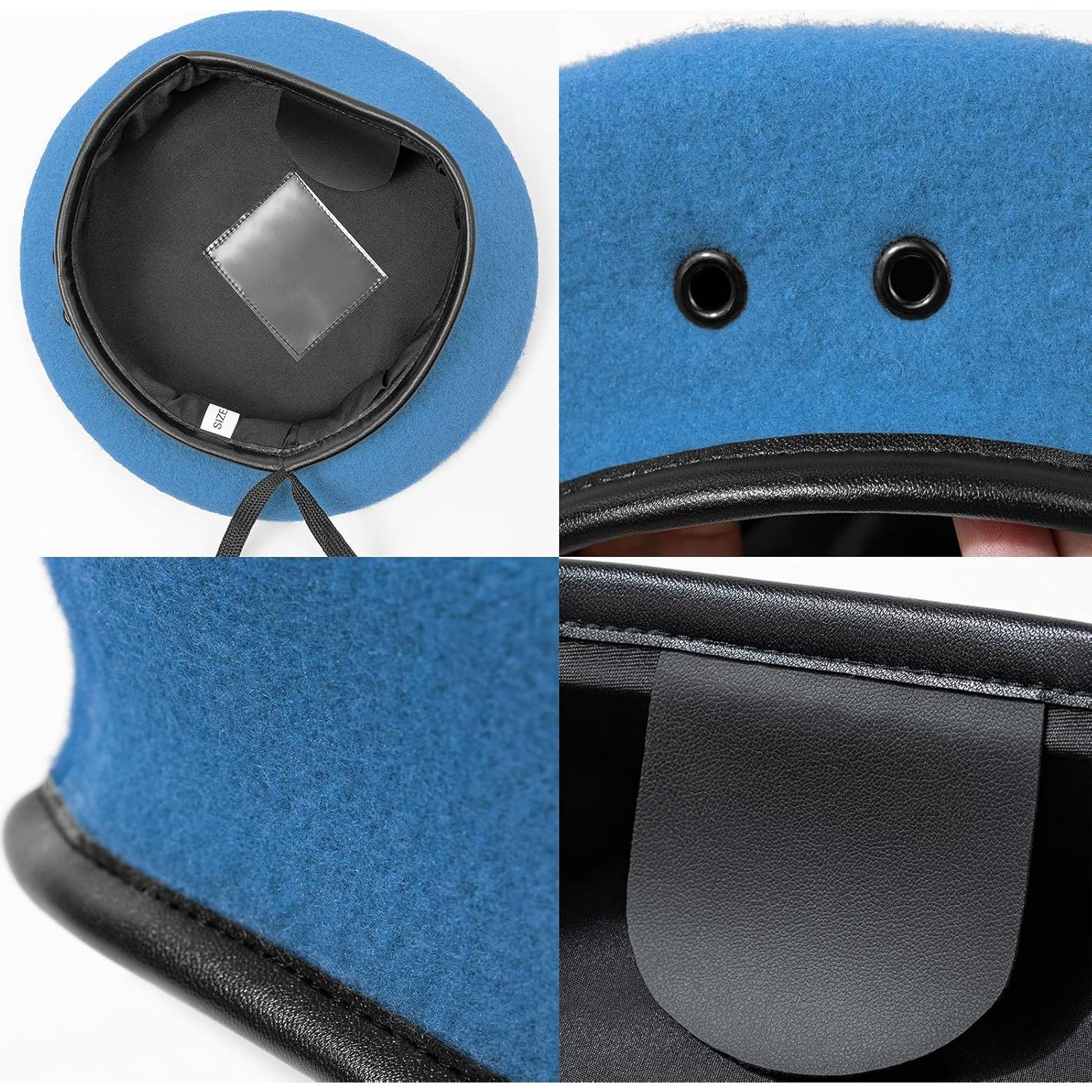 Boina Militar de Lana Nawati para Mujeres - Color Negro