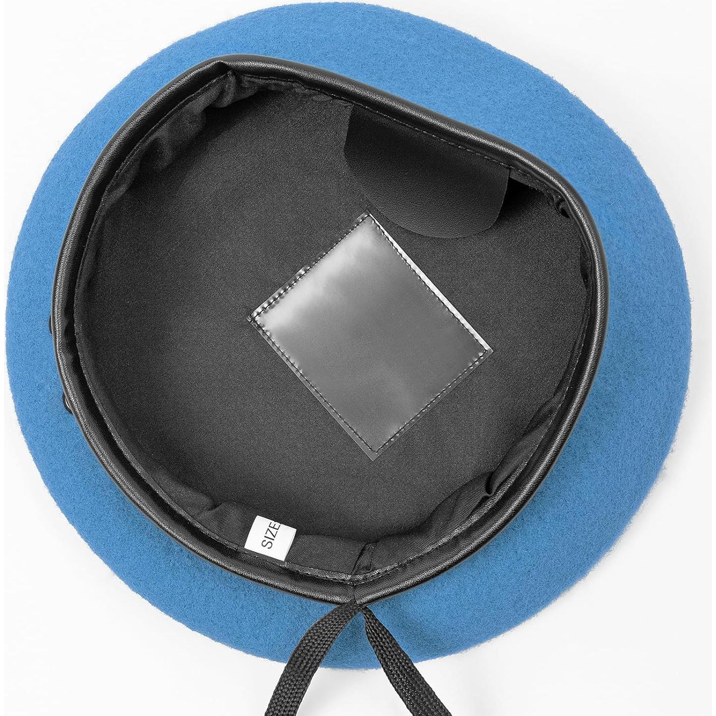 Boina Militar de Lana Nawati para Mujeres - Color Negro