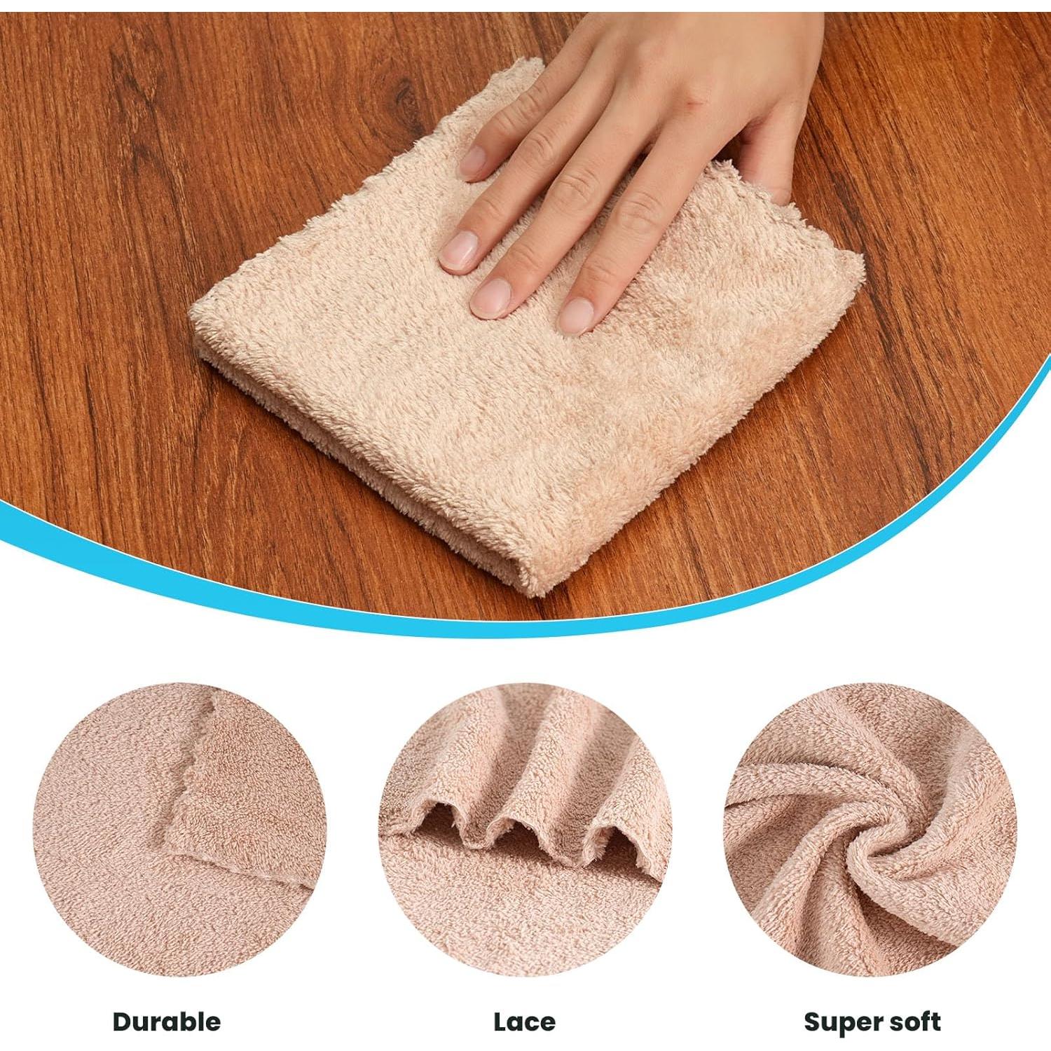 Paquete de 12 paños de microfibra Neessno Camel 30x30 cm