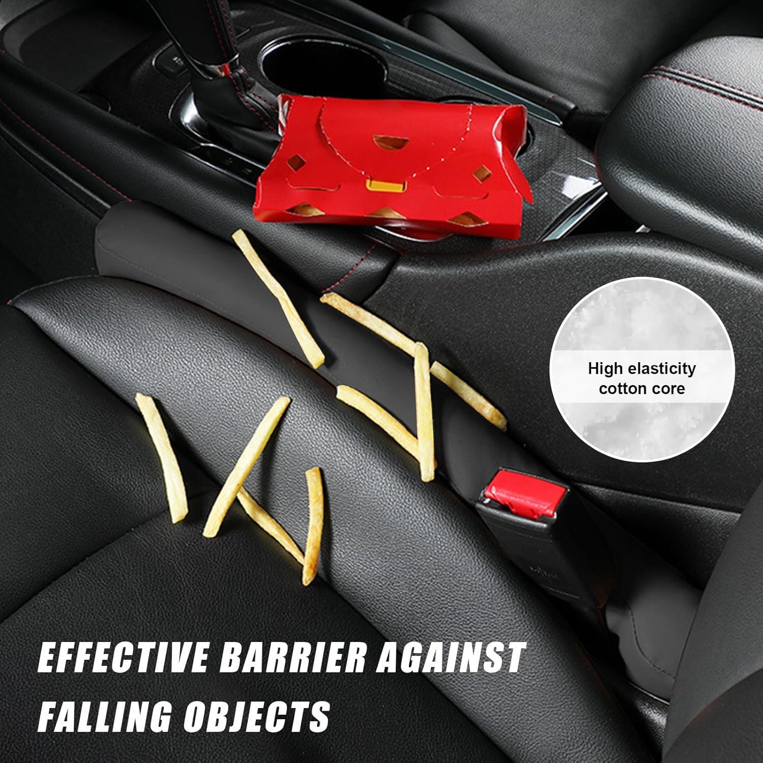 Relleno de Espacio entre Asientos de Cuero Suvnie 43x5cm Negro