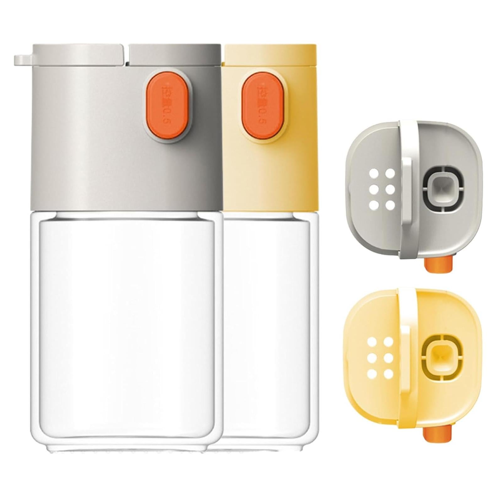 Juego de 2 Botellas de Condimentos Koofull 170g - Sal y Pimienta