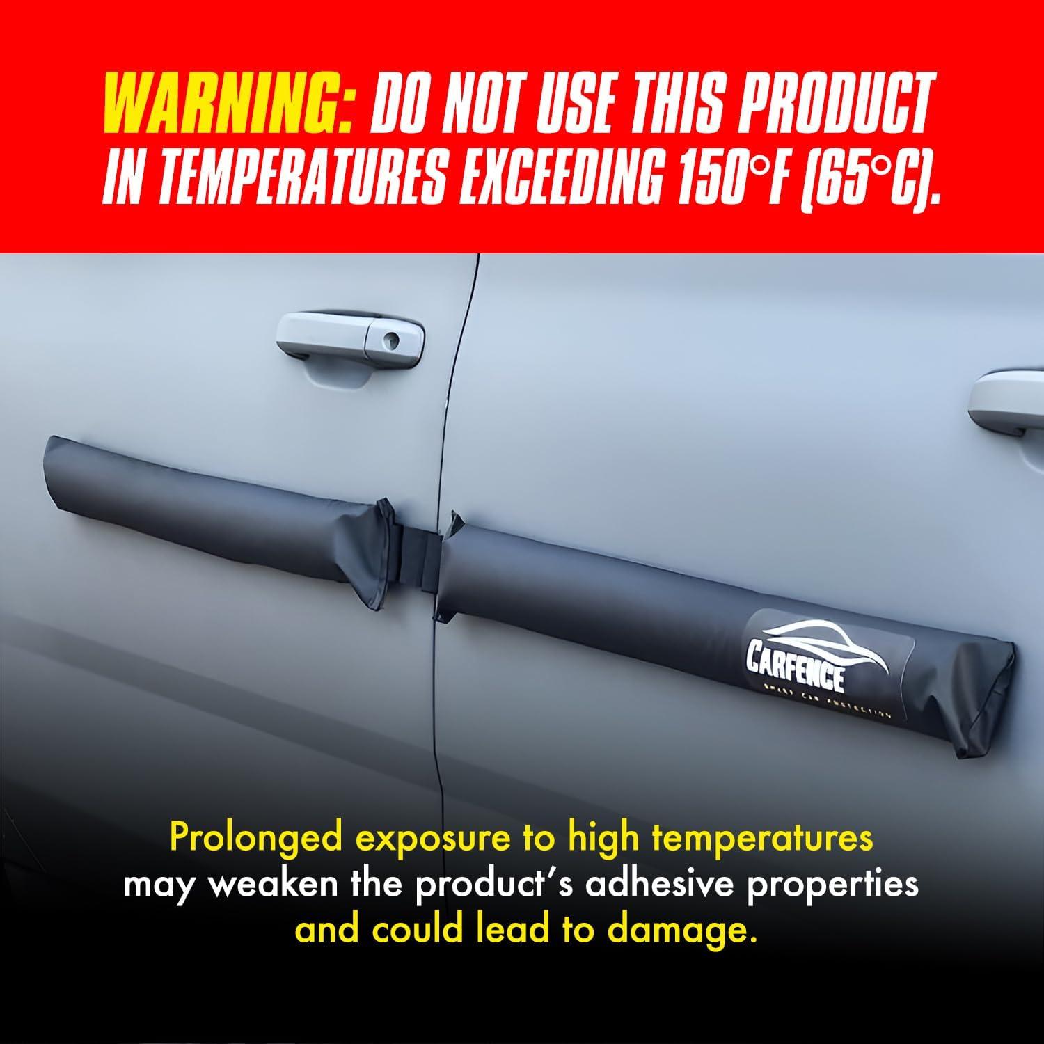 Protector de Abolladuras para Puertas de Coche HRX Carfence - Paquete de 4