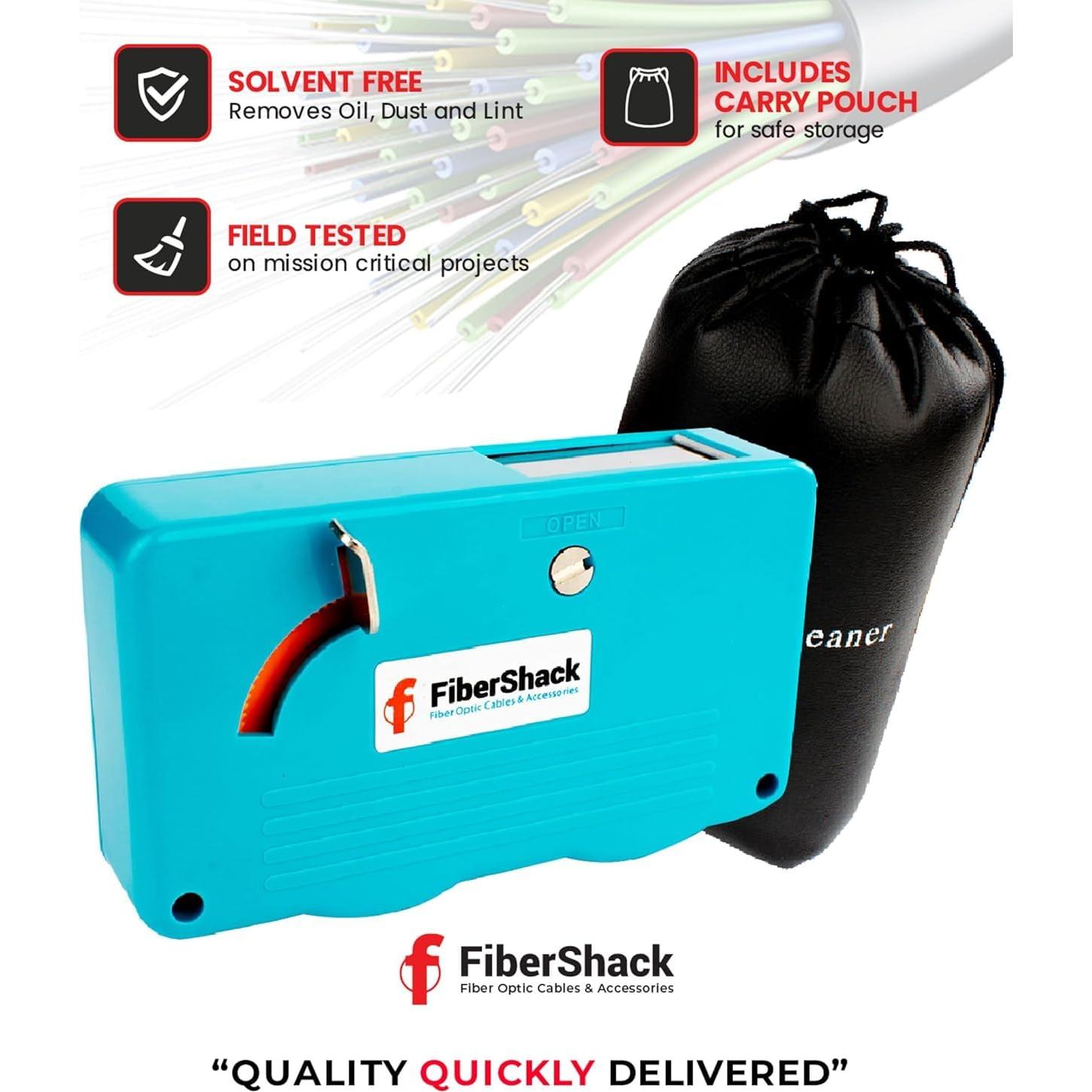 Caja de Limpieza de Fibra Óptica FiberShack - Paquete de 3