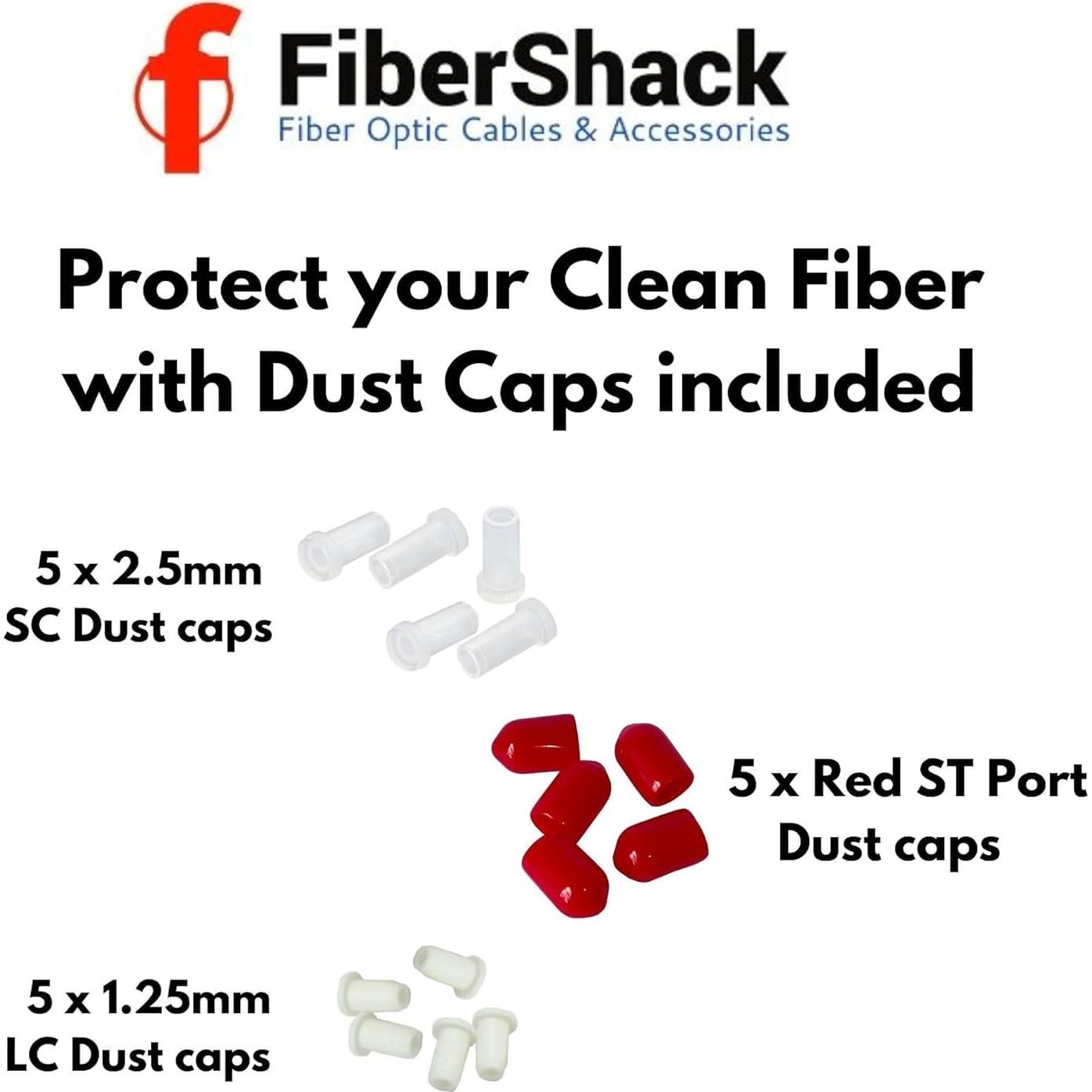 Caja de Limpieza de Fibra Óptica FiberShack - Paquete de 3