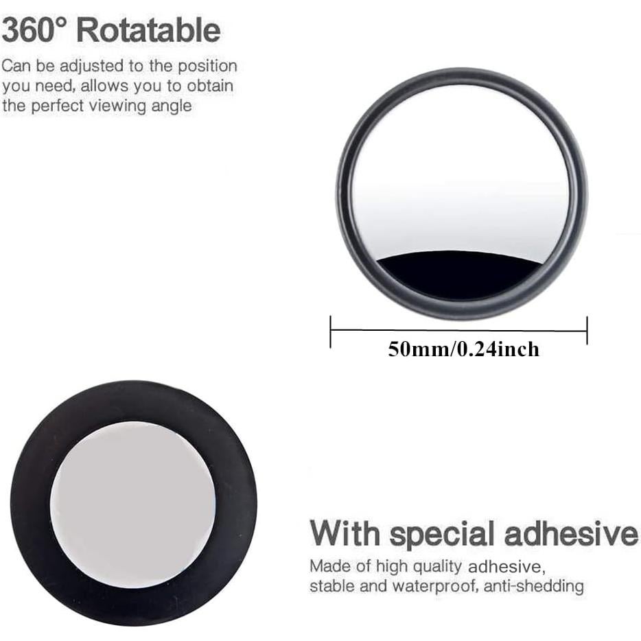 Espejos de Punto Ciego MARLBSTON 2" Redondos Convexos HD