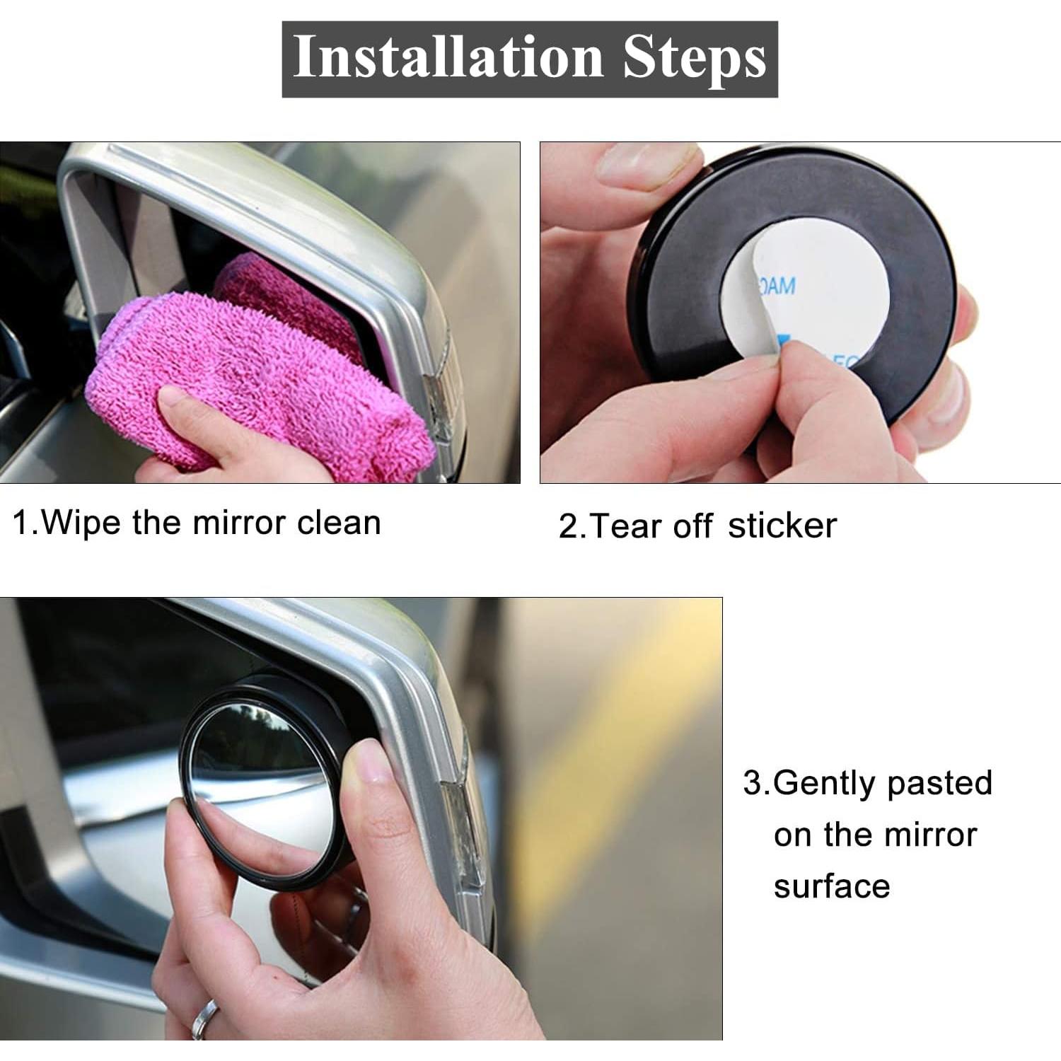 Espejos de Punto Ciego MARLBSTON 2" Redondos Convexos HD