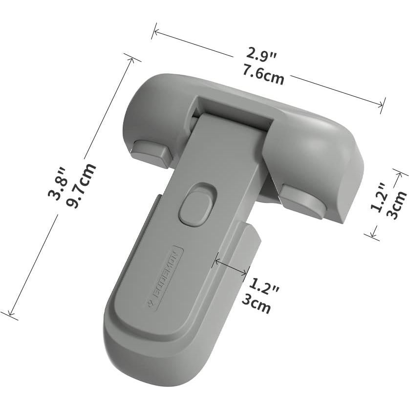Cerradura de Puerta de Refrigerador EUDEMON Gris a Prueba de Niños