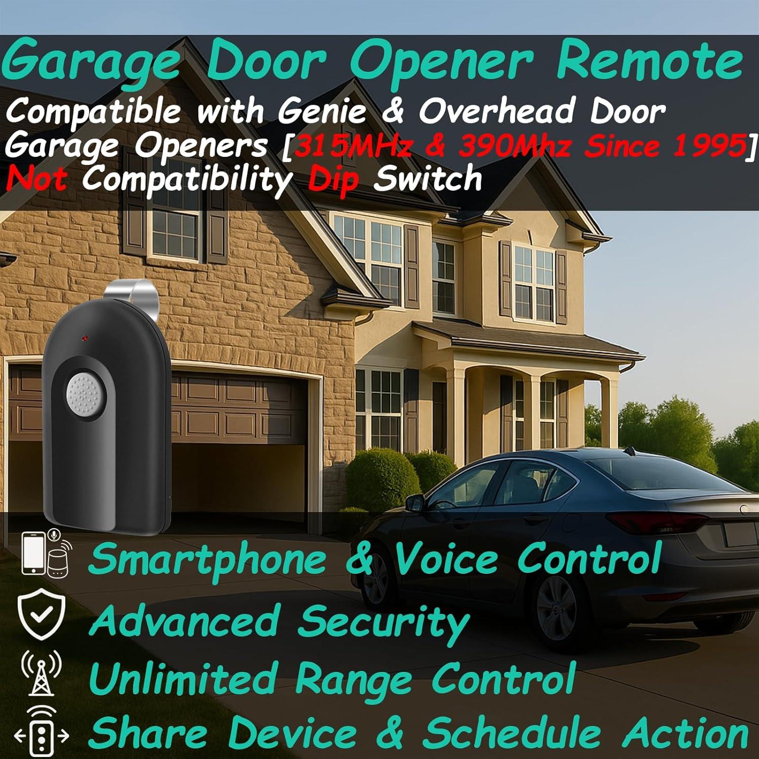 Control Remoto Inteligente WiFi Datonten para Garaje 1PACK