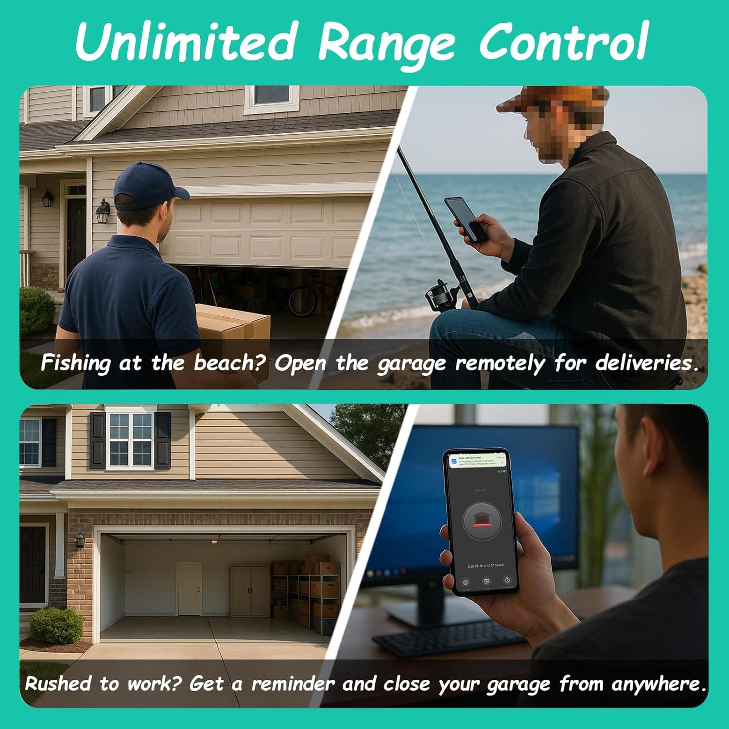 Control Remoto Inteligente WiFi Datonten para Garaje 1PACK