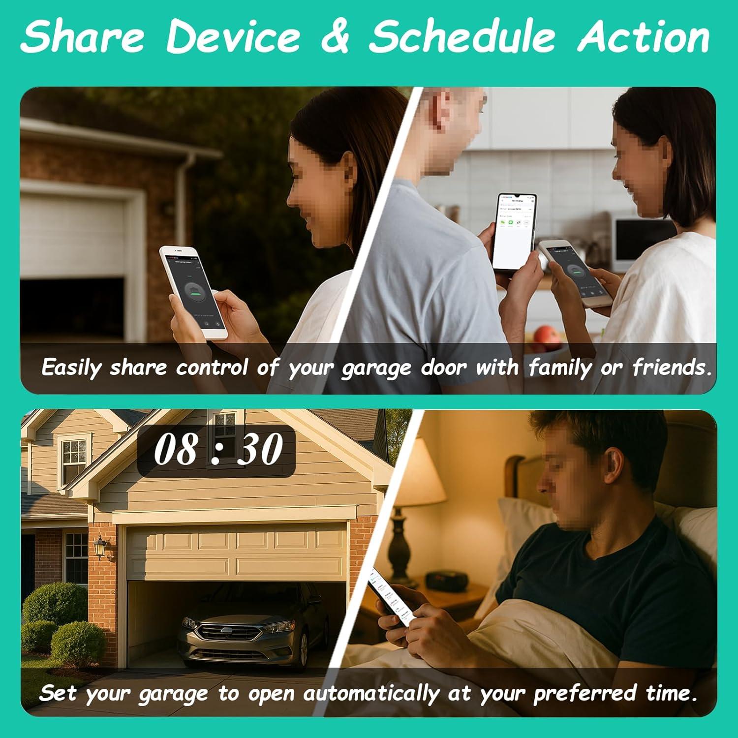 Control Remoto Inteligente WiFi Datonten para Garaje 1PACK