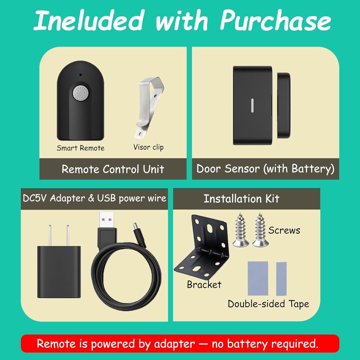 Control Remoto Inteligente WiFi Datonten para Garaje 1PACK