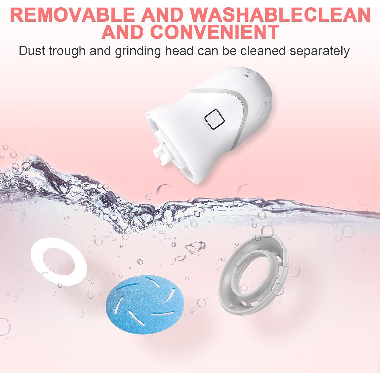 Removedor de Callos Eléctrico HQISTAR con Aspiración y 3 Cabezas