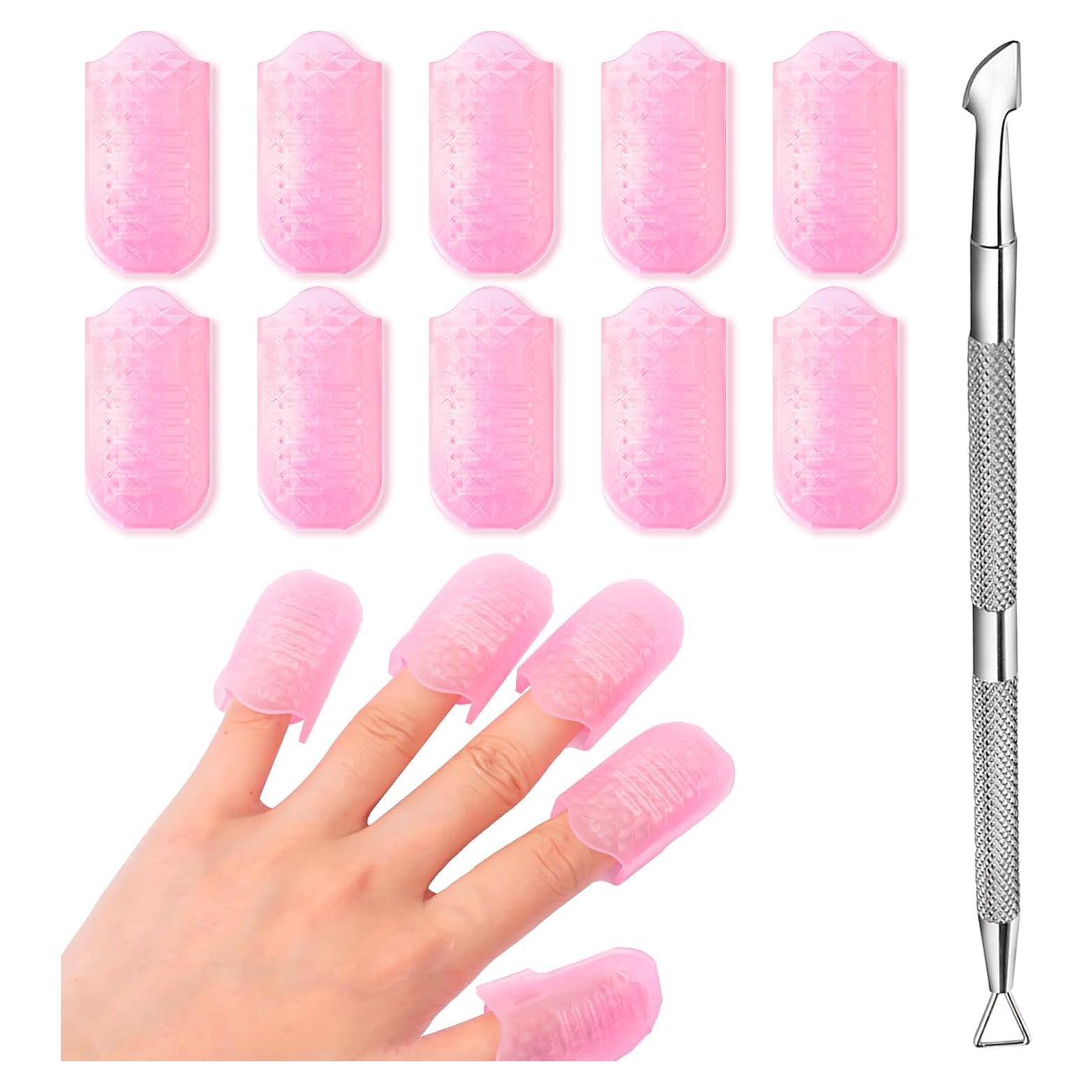 Kit de Remoción de Esmalte de Uñas Makartt 10 Pcs Rosa
