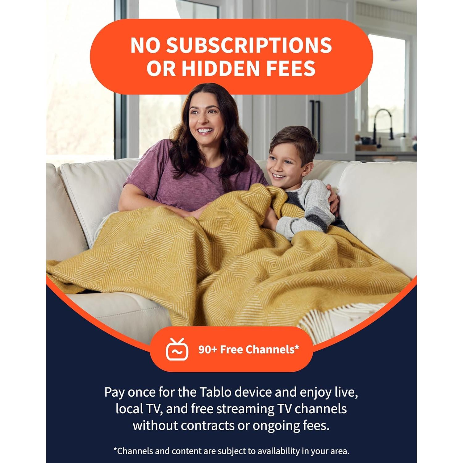 DVR Tablo 4 Sintonizadores + Antena 35 km - Graba TV en Vivo