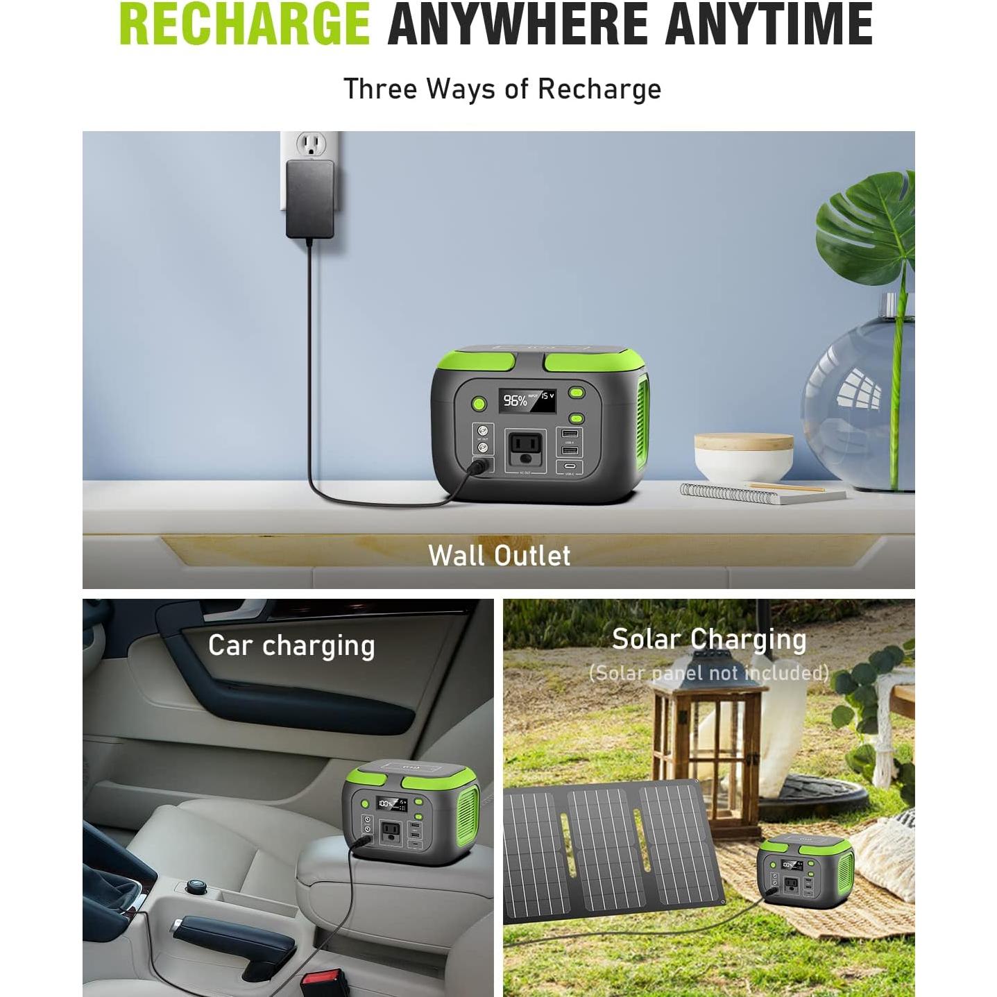 Generador Solar Portátil SinKeu G200 155Wh 200W 42000mAh