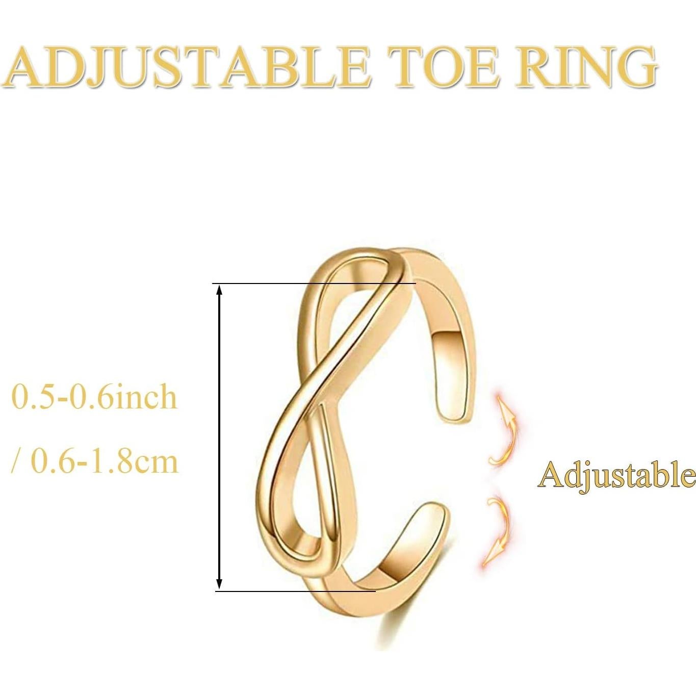 Conjunto 24 Anillos Ajustables para Dedos de los Pies MAGIDOVE