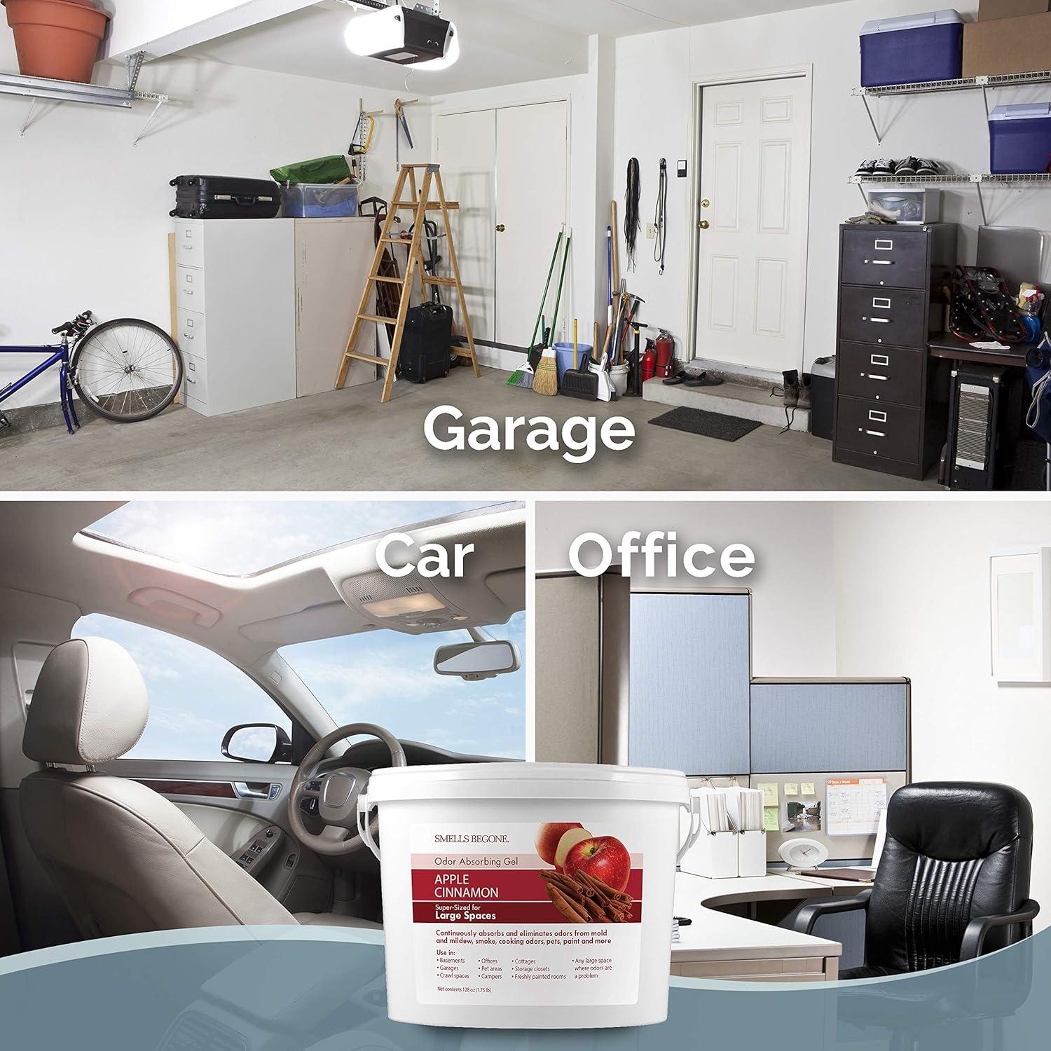 Gel Absorbente de Olores SMELLS BEGONE 3.86 kg - Manzana y Canela