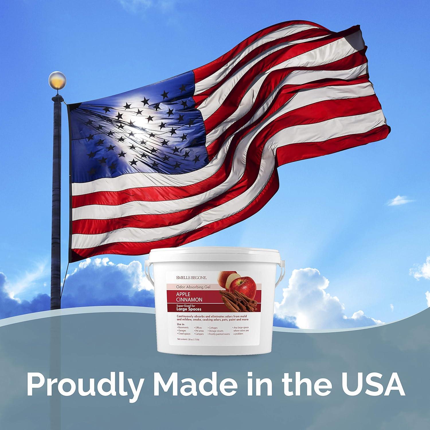 Gel Absorbente de Olores SMELLS BEGONE 3.86 kg - Manzana y Canela