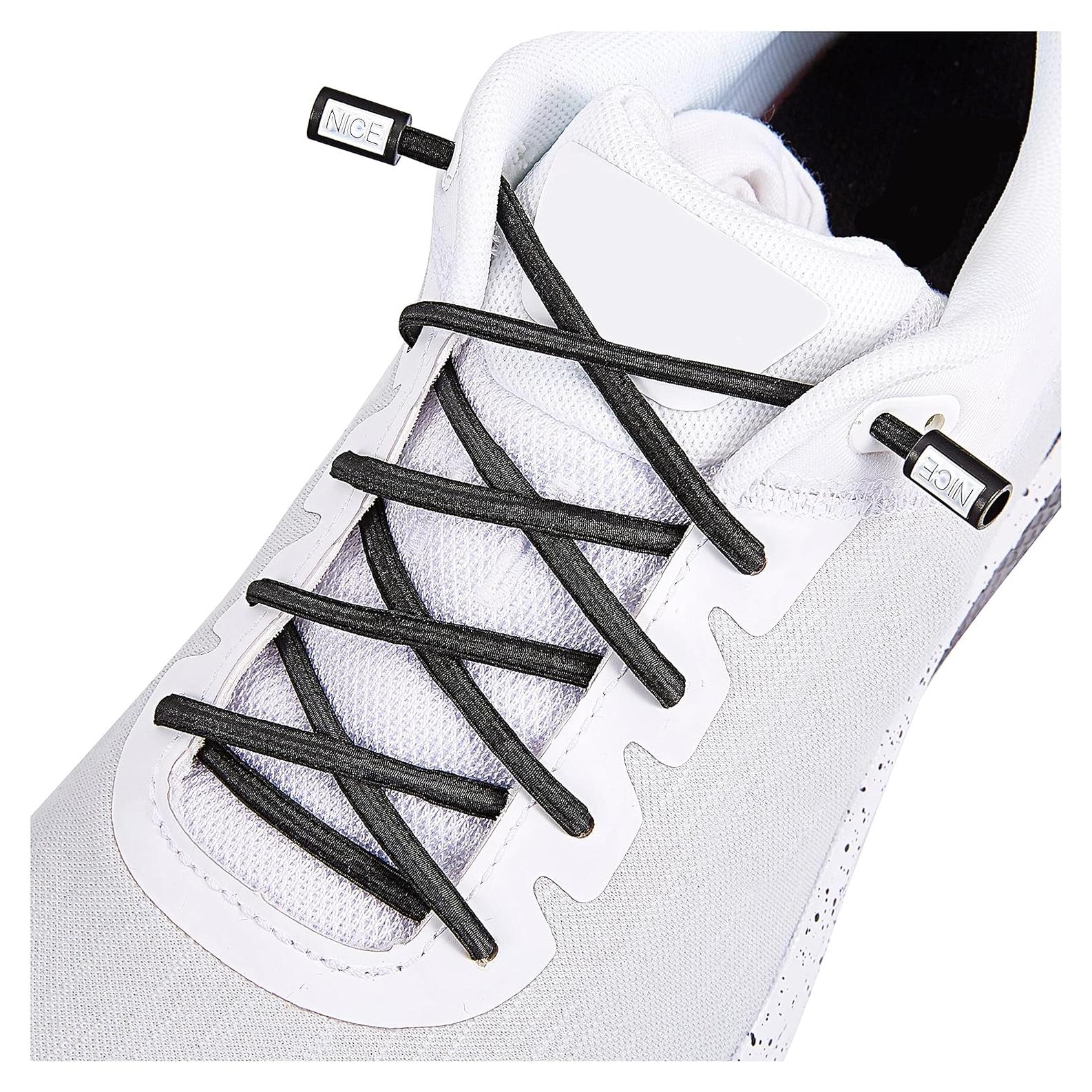 Cordones elásticos sin atar Anan520 para zapatos unisex - Negro