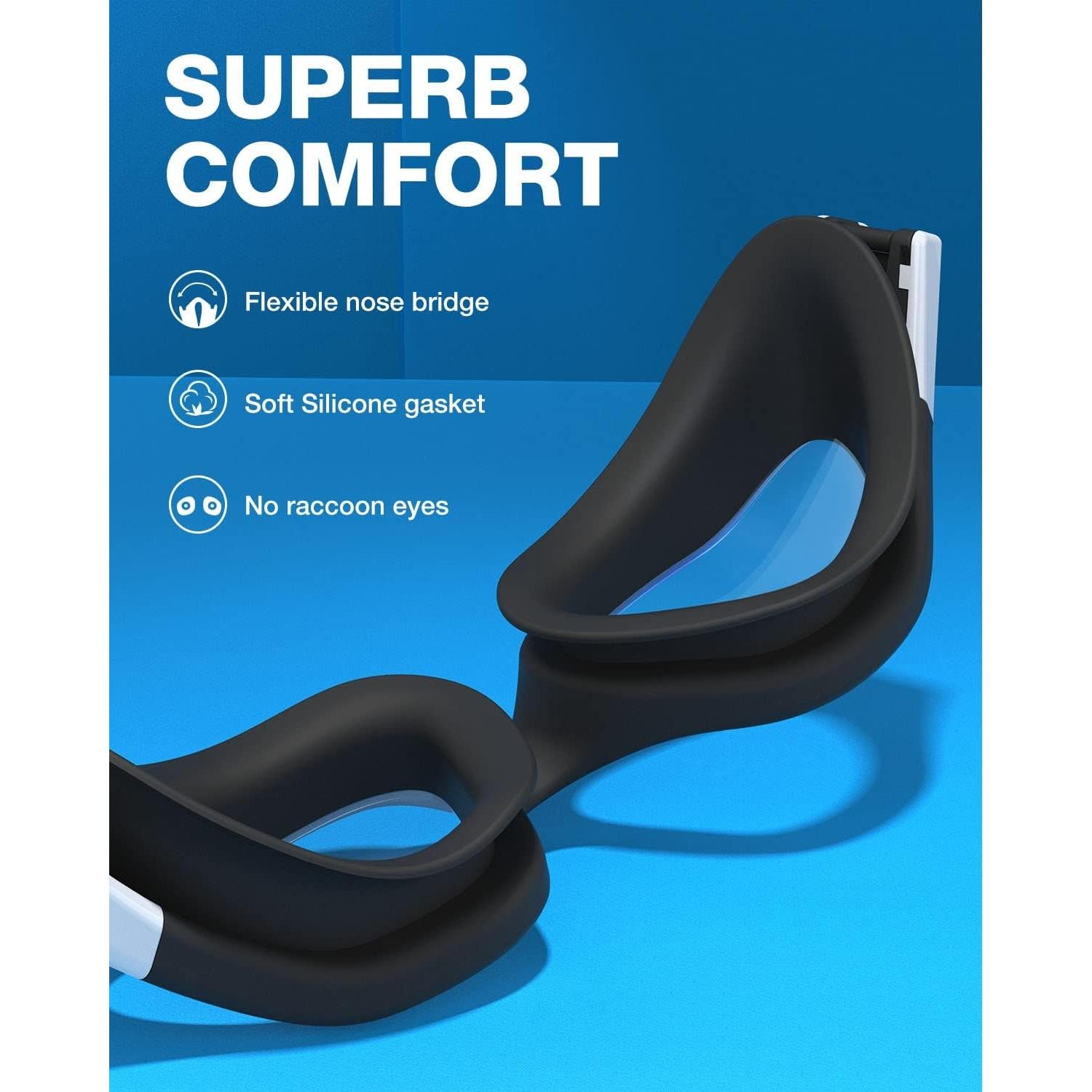 Gafas de natación polarizadas ZIONOR G1 unisex anti UV