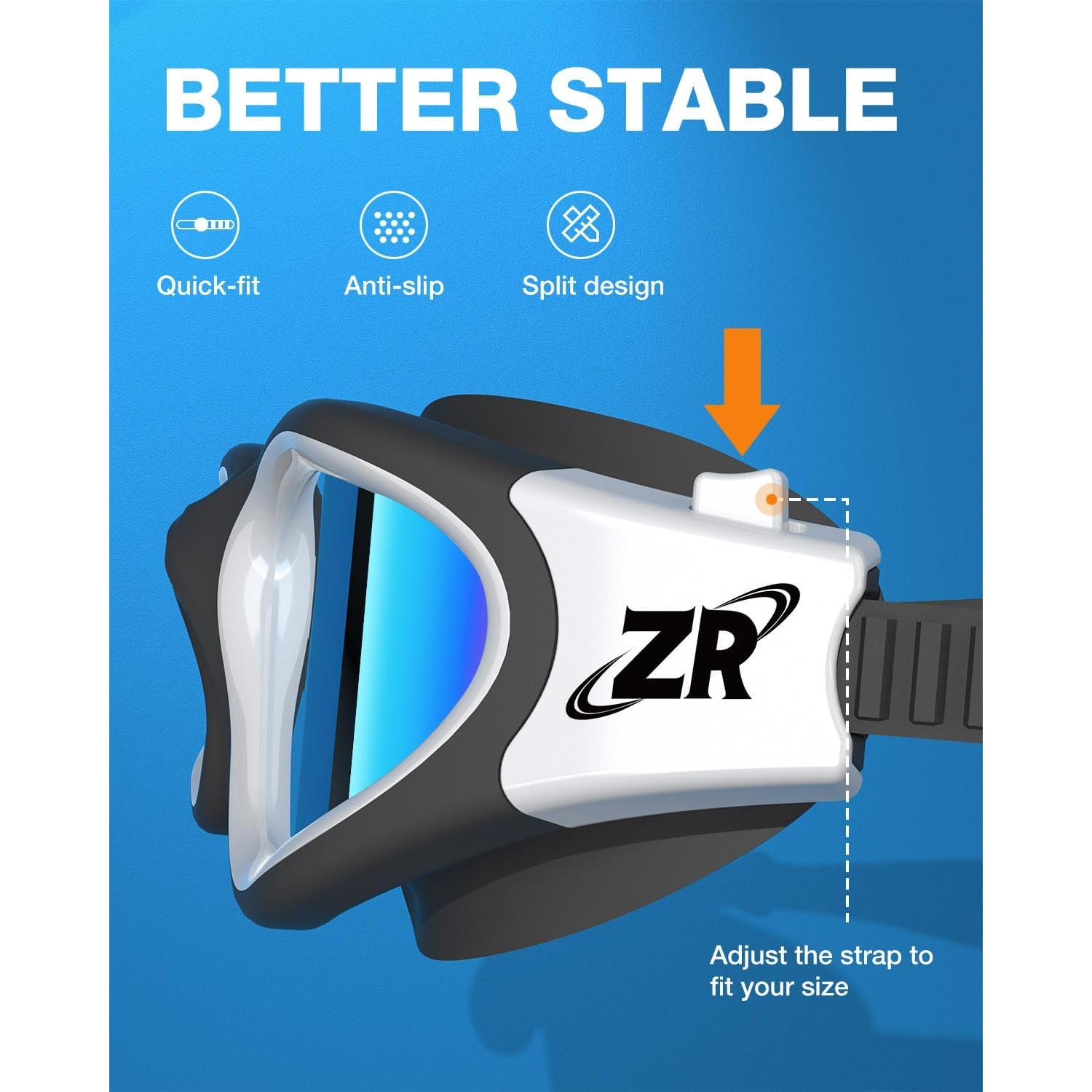 Gafas de natación polarizadas ZIONOR G1 unisex anti UV