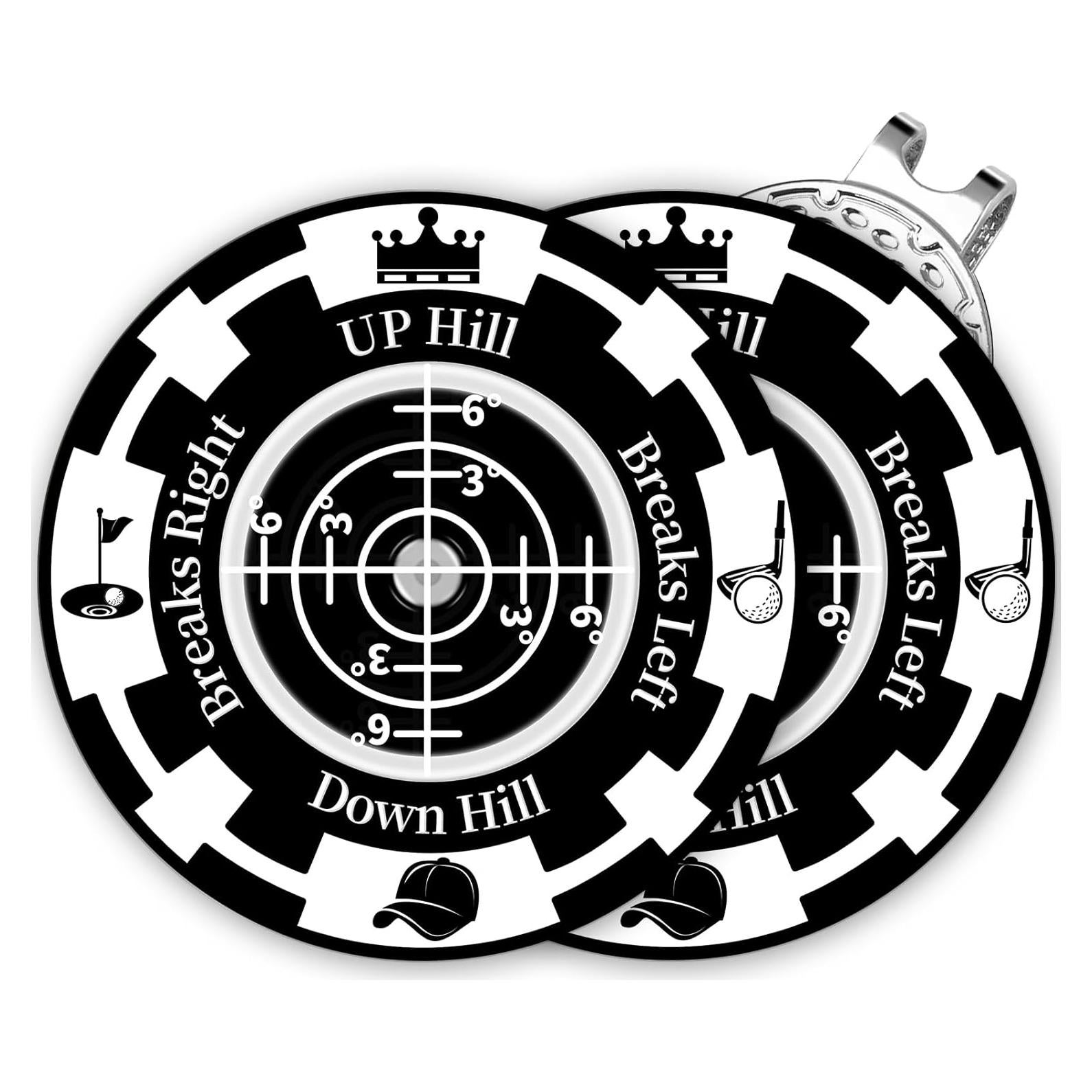 Lector de Green de Golf DESELL GR 032 - Paquete de 2 Accesorios