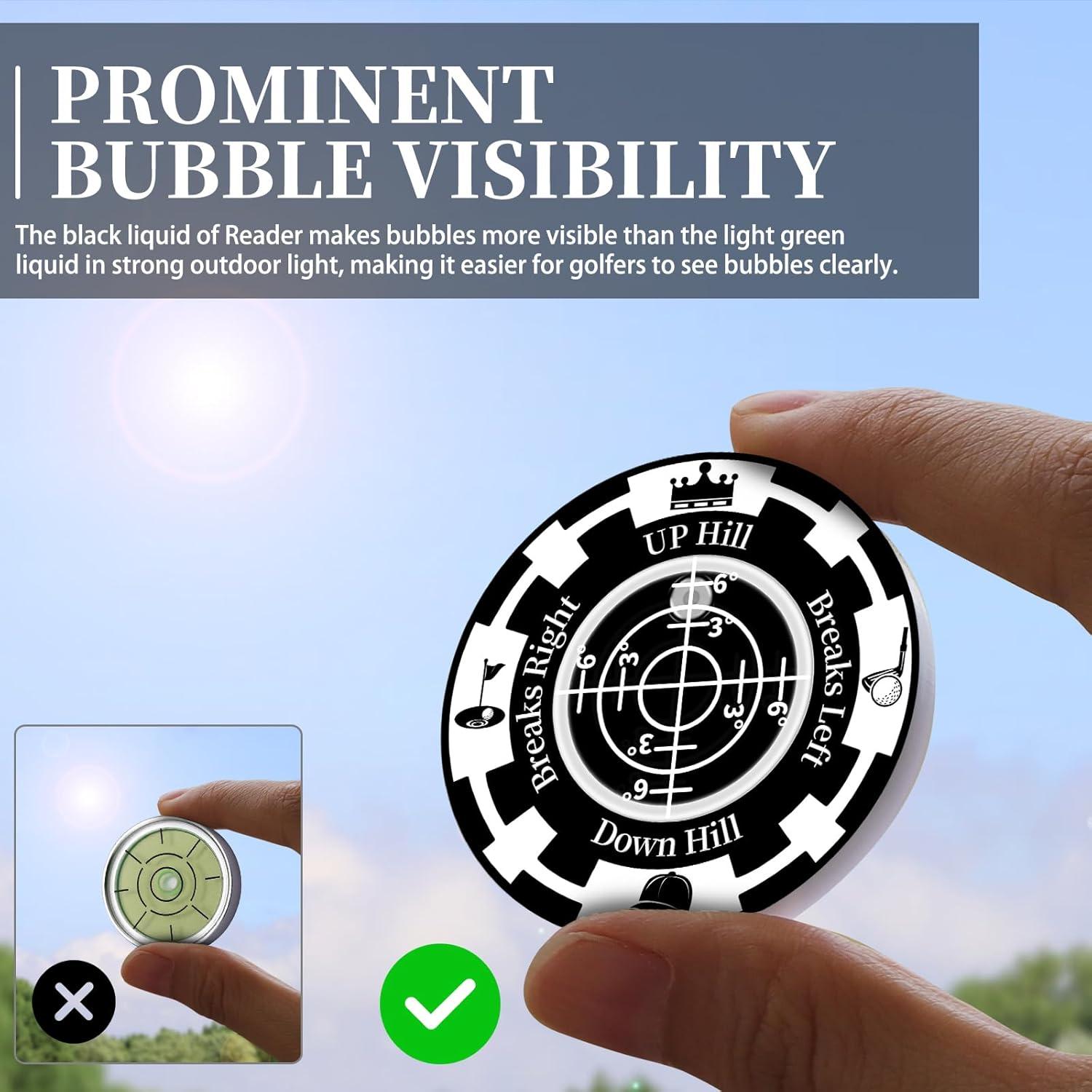 Lector de Green de Golf DESELL GR 032 - Paquete de 2 Accesorios