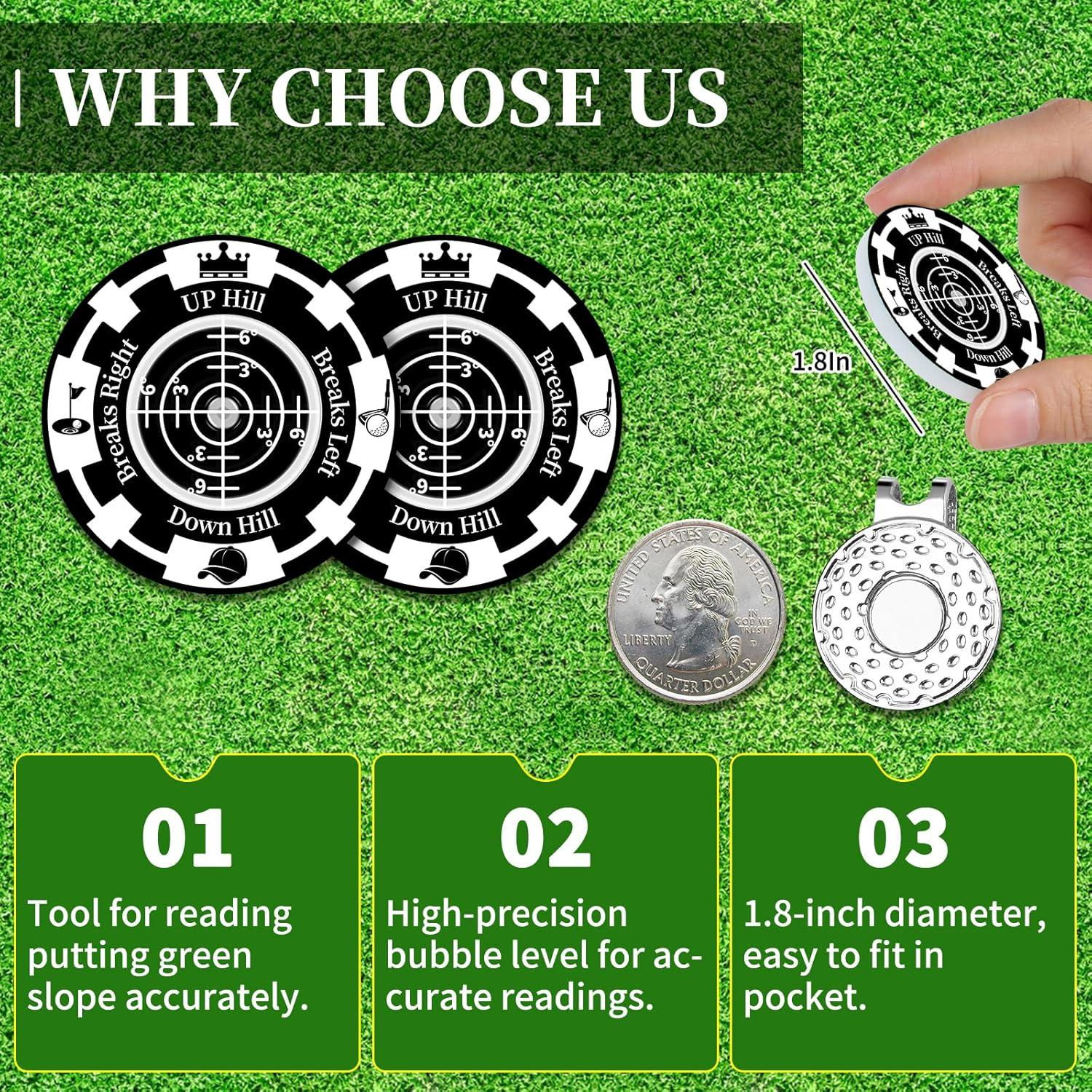 Lector de Green de Golf DESELL GR 032 - Paquete de 2 Accesorios