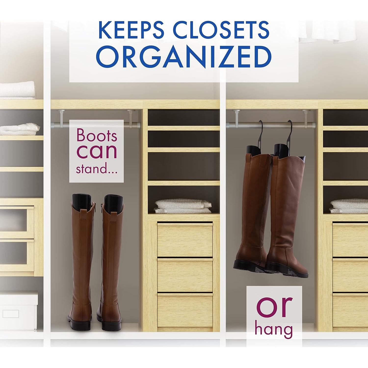 Insertos moldeadores de botas Dial Industries, Negro, 15.24x31.75cm