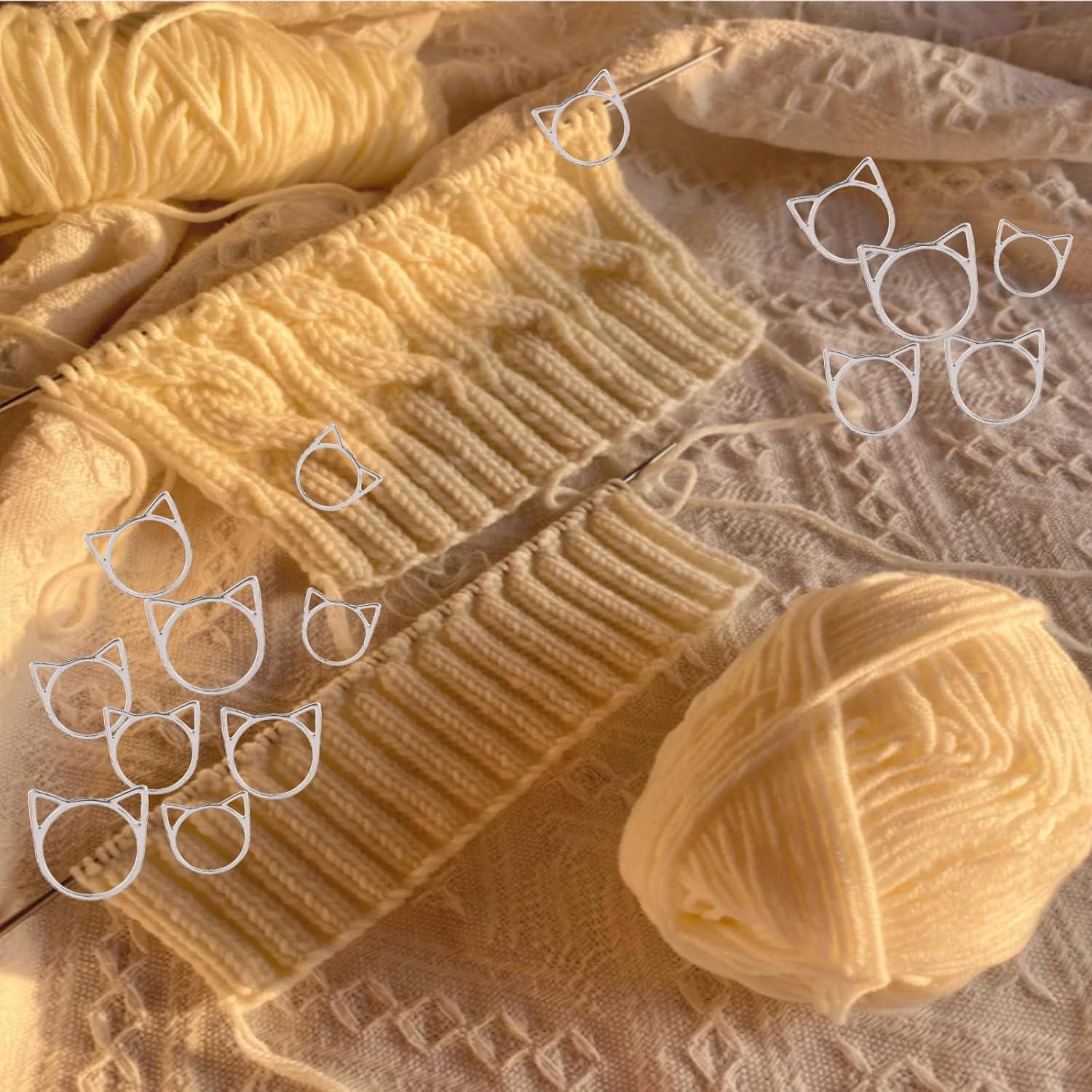 Marcadores de Puntos de Costura Hilsayum 30 Piezas Metal