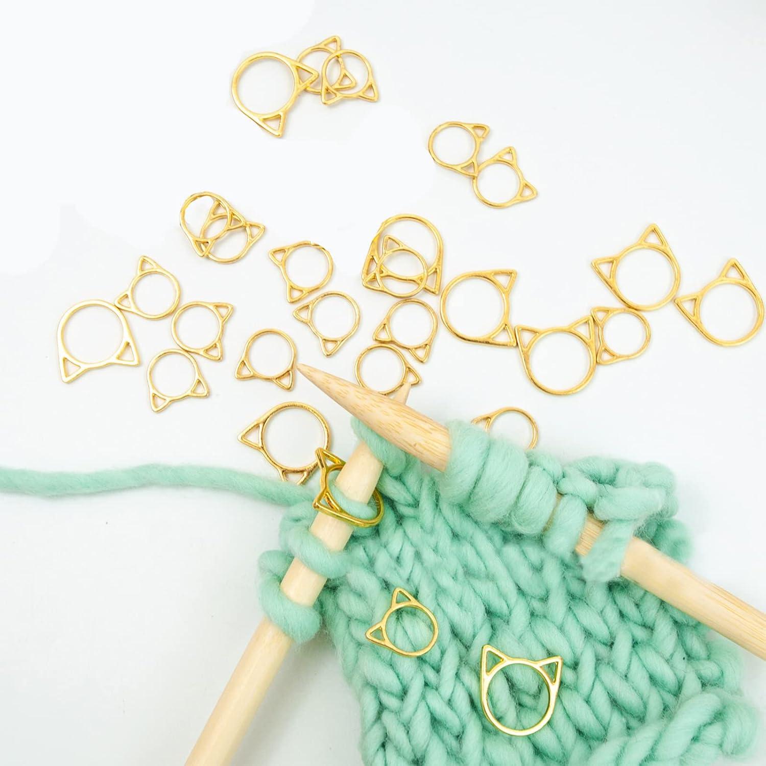 Marcadores de Puntos de Costura Hilsayum 30 Piezas Metal