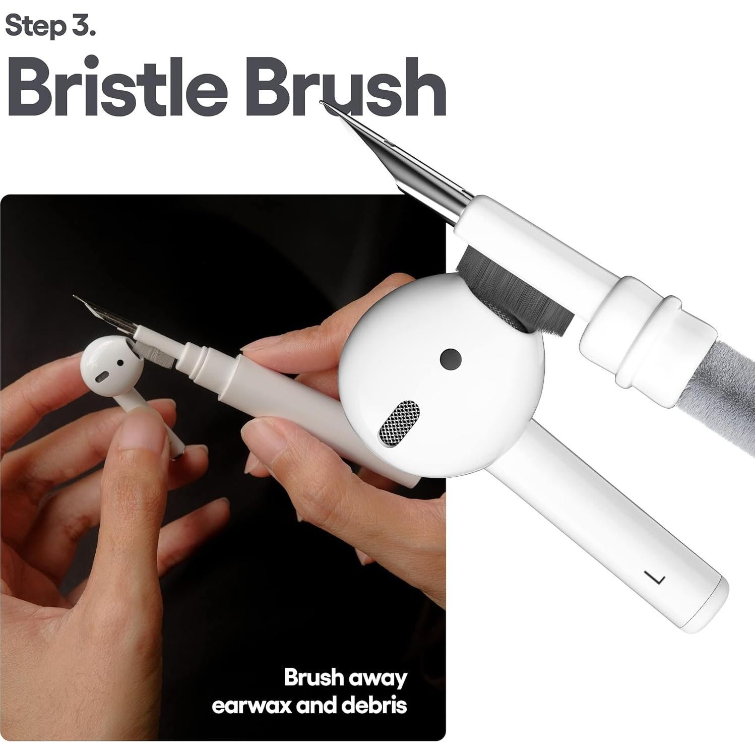 Kit de limpieza KeyBudz Air Care para AirPods y Pro - Blanco